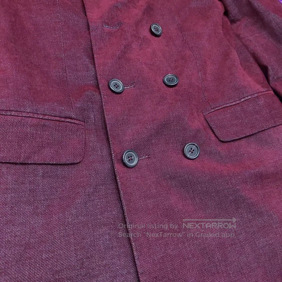 Ann Demeulemeester Ann Demeulemeester Bordeaux Coat. Size US M / EU 48-50 / 2 - 4 Thumbnail