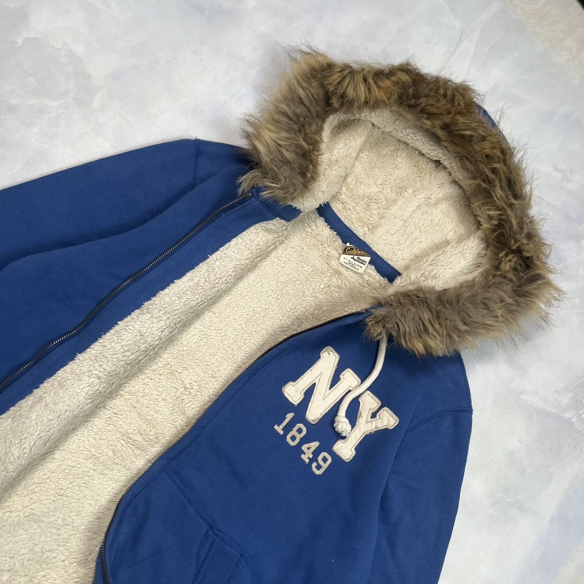 Le Grande Bleu (L.G.B.) WHO A.U California N.Y Faux Fur Zip Up Hoodie Size US M / EU 48-50 / 2 - 7 Thumbnail