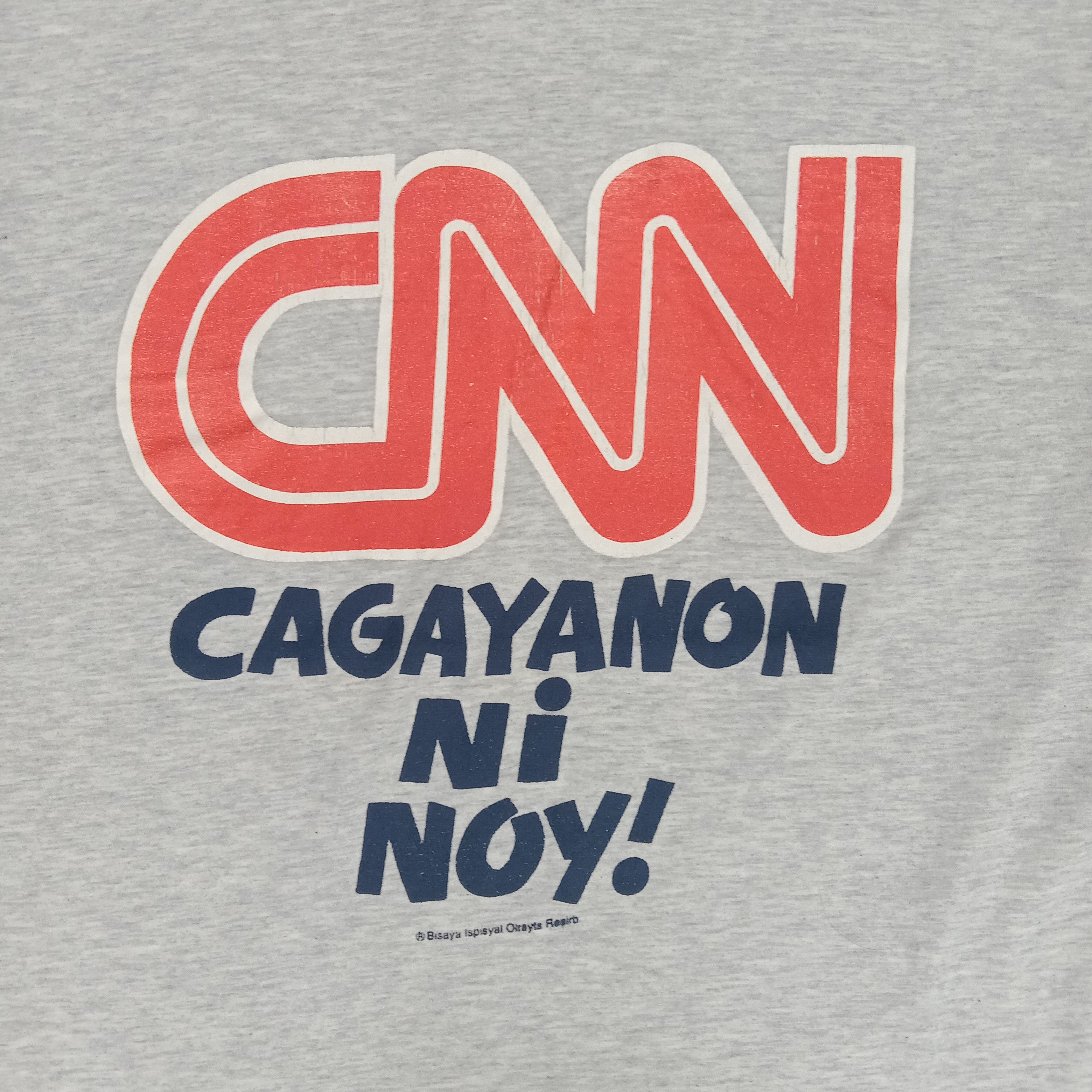 Vintage CCN Cagayanon Ni Noy! Television Channel Tshirt Size US L / EU 52-54 / 3 - 2 Thumbnail
