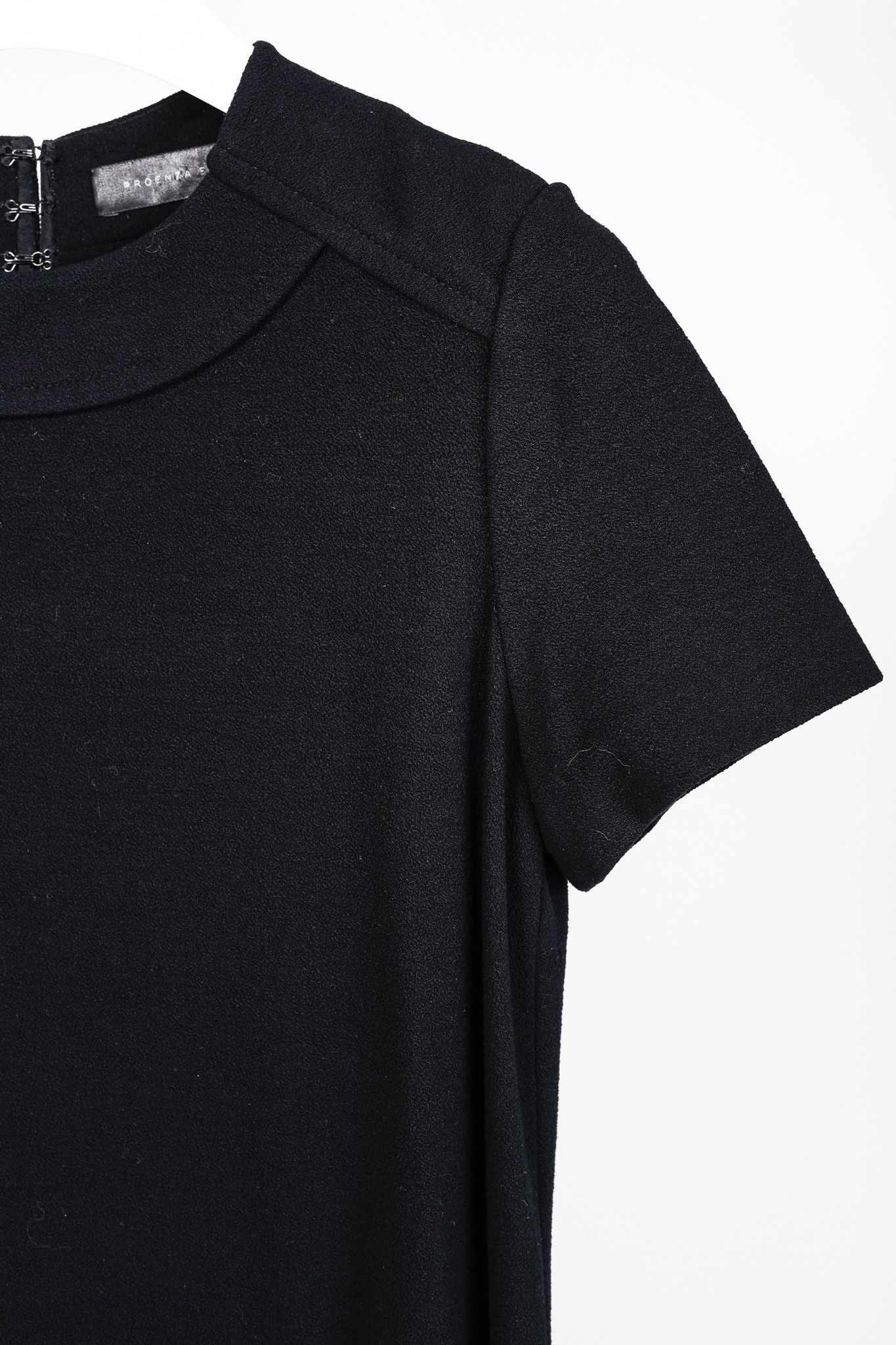 Proenza Schouler Proenza Schouler Black Knit Short-Sleeve Mini Dress Size M / US 6-8 / IT 42-44 - 5 Thumbnail