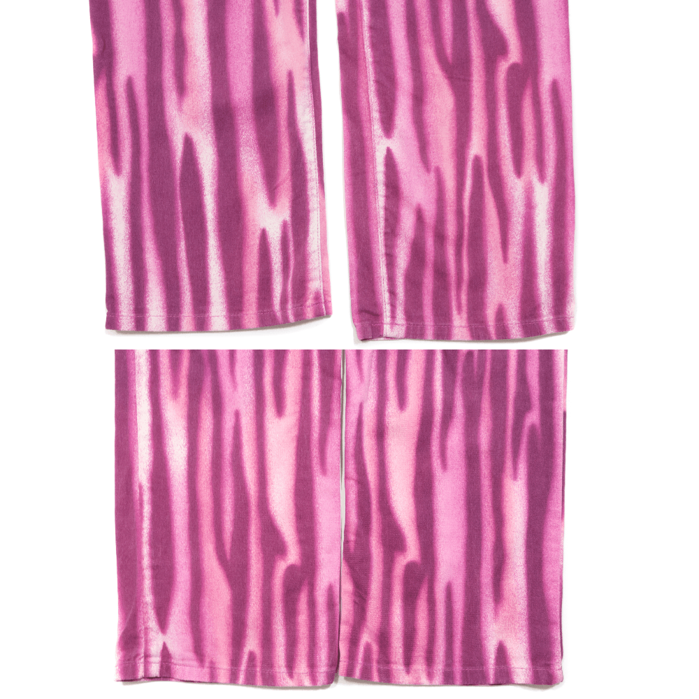 Versace 00S Medusa Buttons Acid Printed Jeans Vintage Size 28" / US 6 / IT 42 - 5 Thumbnail