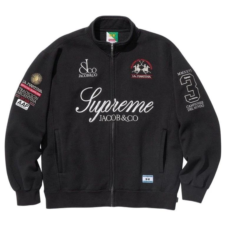 Supreme Supreme Gradient Grid Zip Up Polo | Grailed