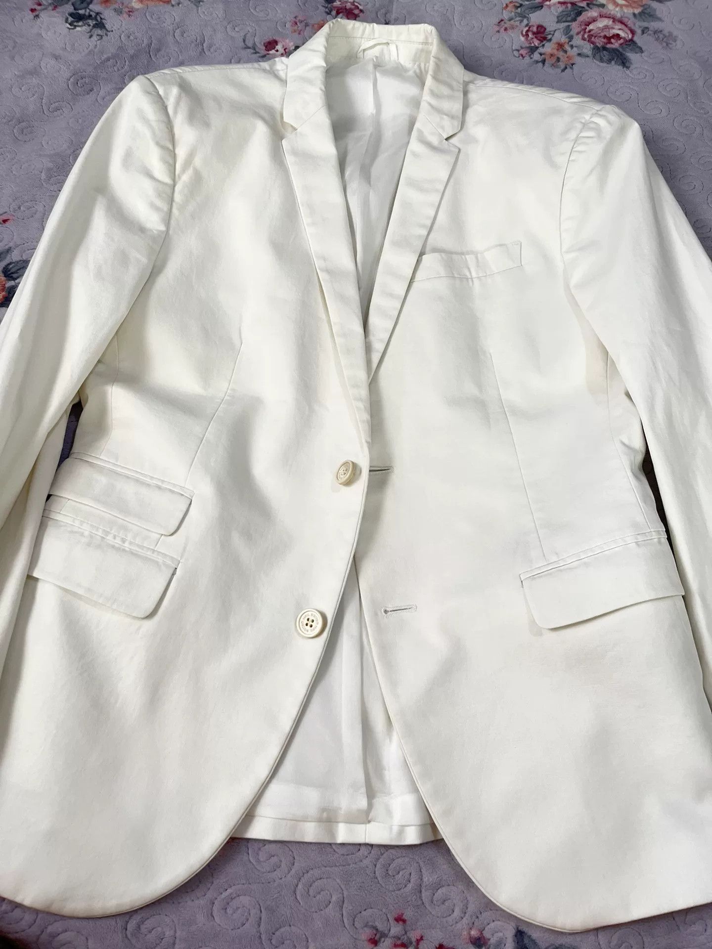 Neil Barrett Neil Barrett White Slim Fit Suit Size US M / EU 48-50 / 2 - 1 Thumbnail