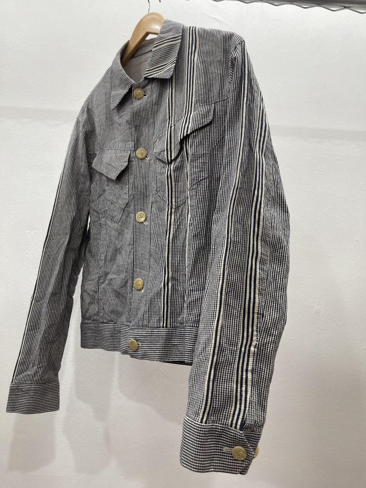 Paul Smith Paul Smit Check Trucker-Style Shirt Jacket Size US L / EU 52-54 / 3 - 2 Thumbnail