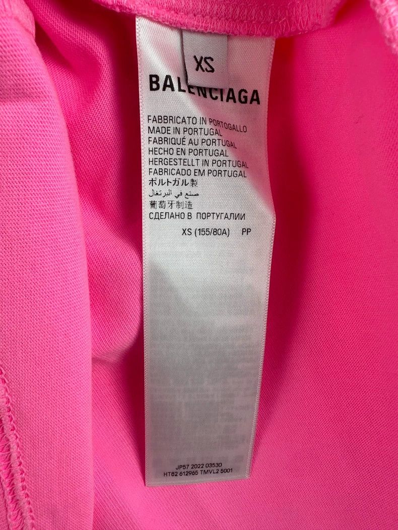 Balenciaga Balenciaga Pink WFP printed short sleeves 2502-Nextarrow Size US S / EU 44-46 / 1 - 6 Thumbnail