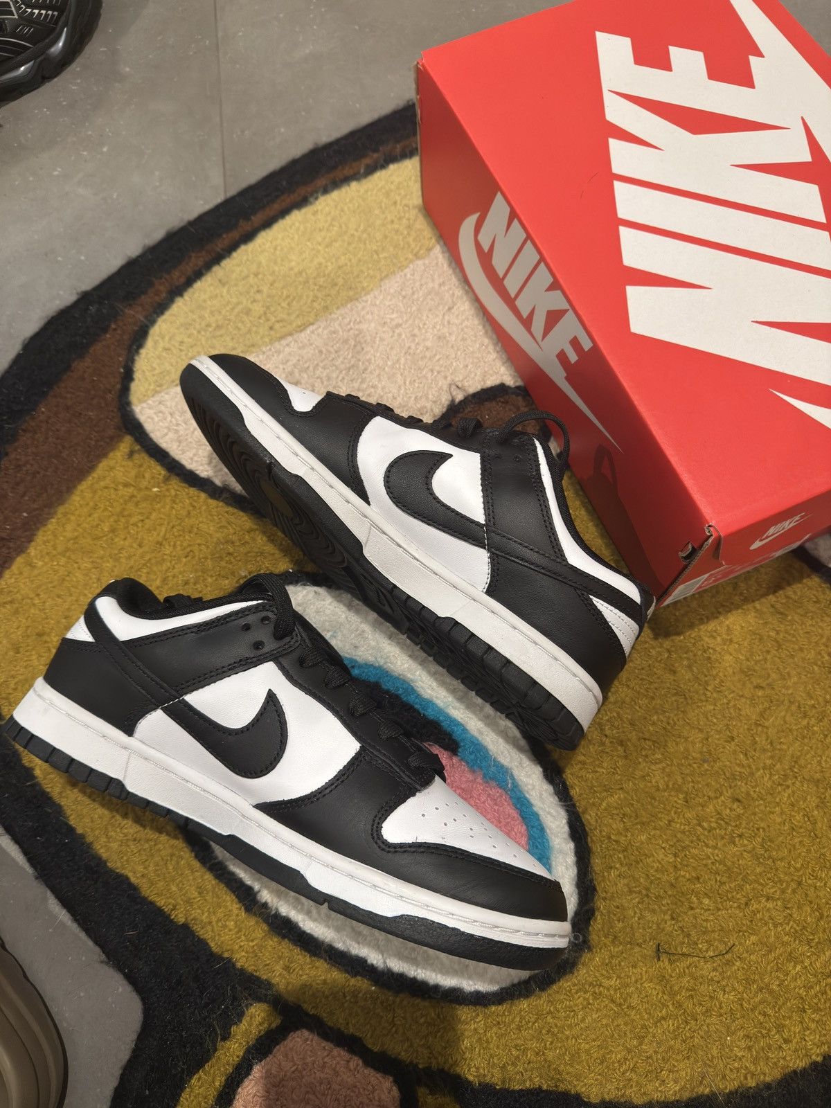 Nike Nike Dunk Low Retro Panda Size US 8.5 / EU 41-42 - 3 Thumbnail