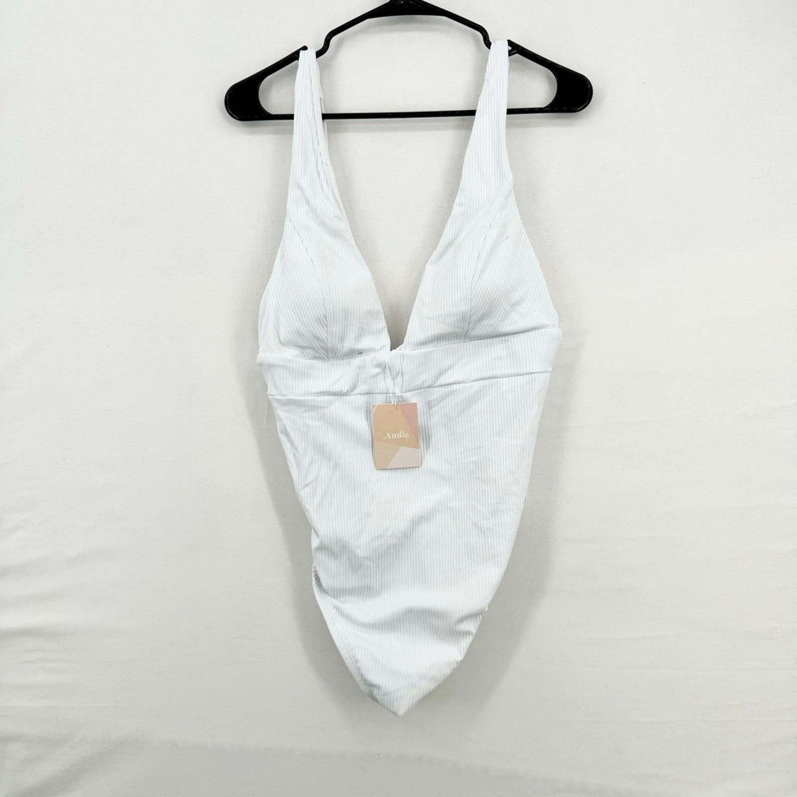 Other Andie Sardina Ribbed One Piece Swimwear Stretch XXL Tall Size ONE SIZE - 1 Thumbnail