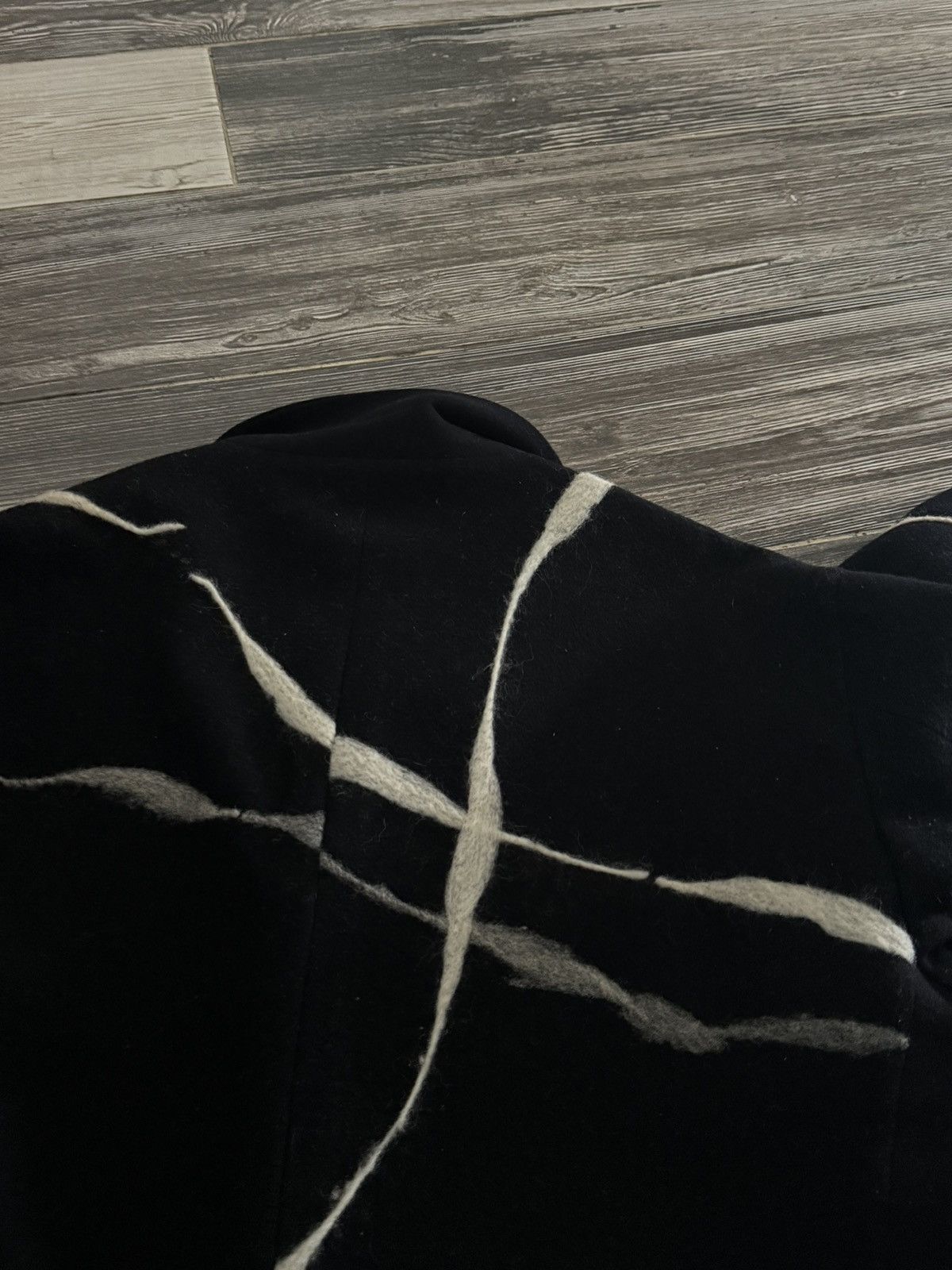 Yoshiyuki Konishi Wool Appliqué Blazer Size 48R - 9 Thumbnail