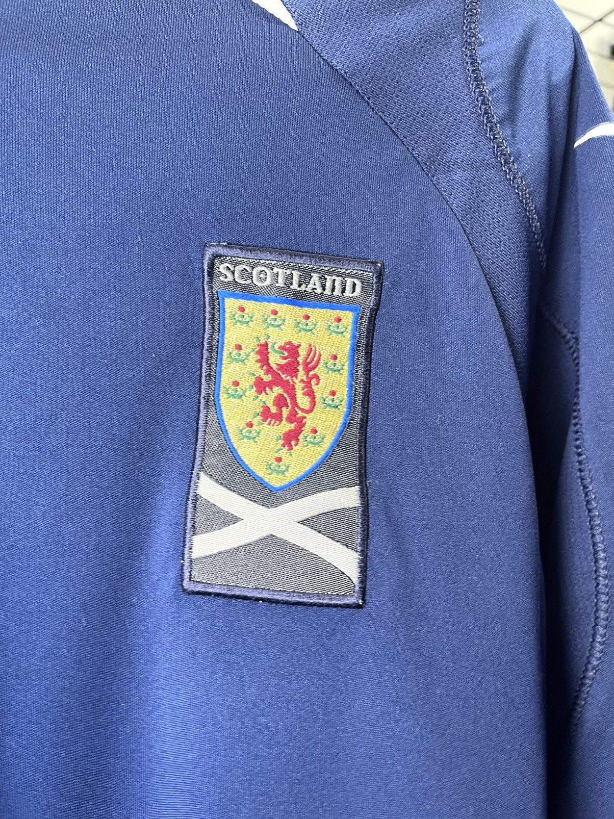 Diadora Vintage Diadora Scotland Soccer Jersey T Shirt Size US M / EU 48-50 / 2 - 2 Thumbnail