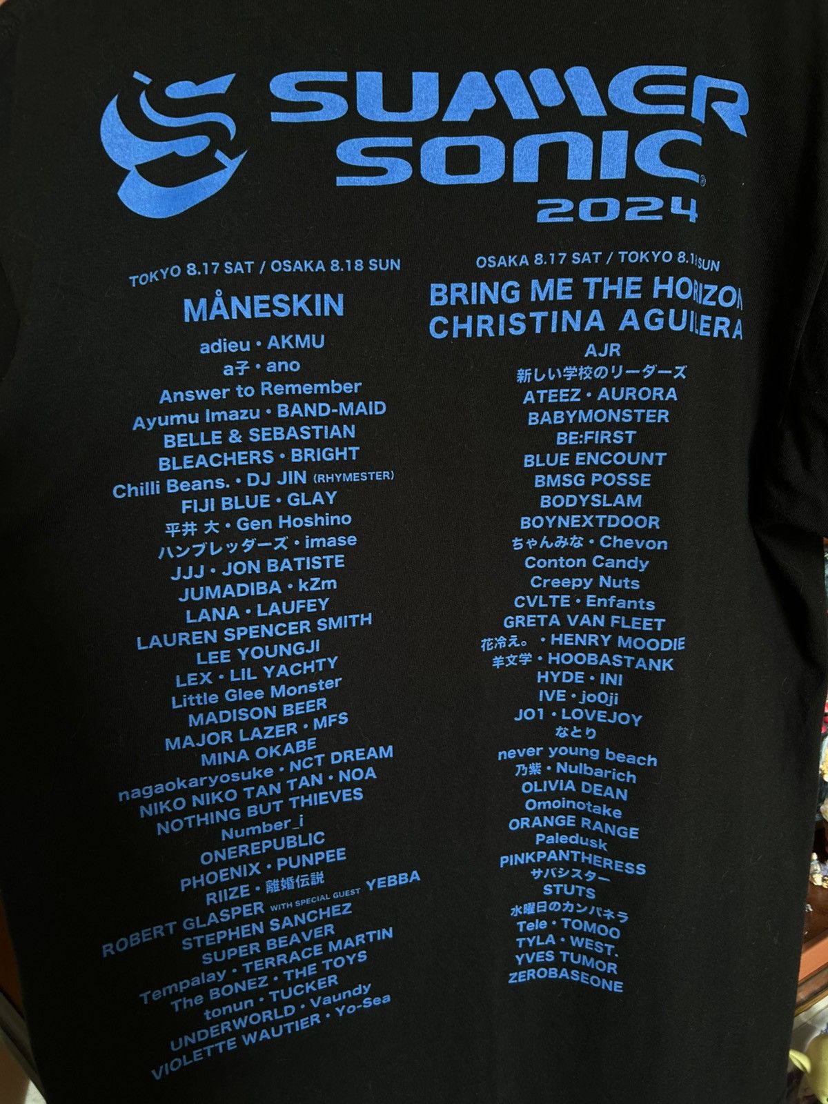 Band Tees Summer Sonic 2024 Festival Japan Concert Tee Shirt Rock Rap Size US L / EU 52-54 / 3 - 3 Thumbnail