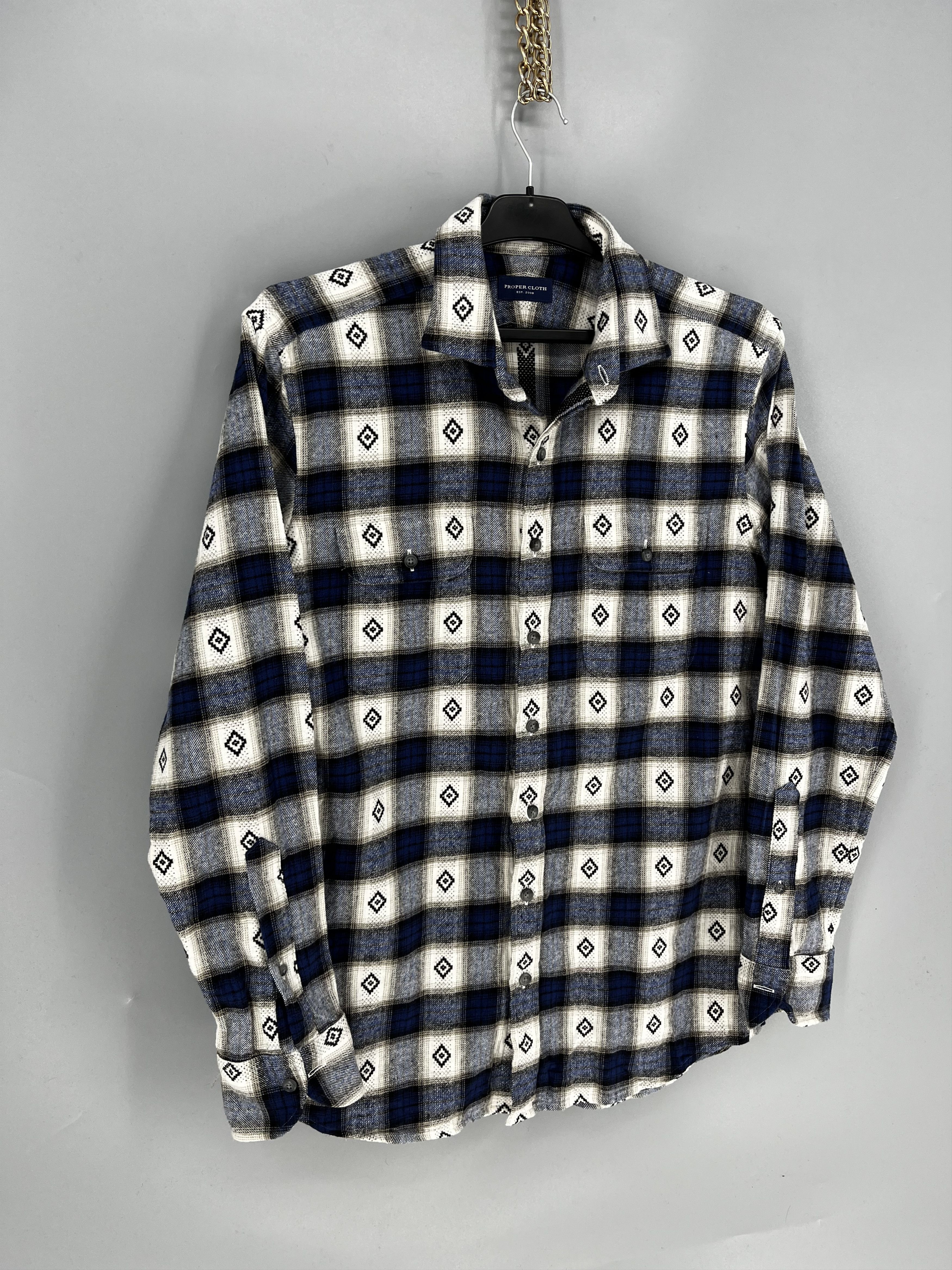 Proper Cloth Proper Cloth Long Sleeve Button Down Shirt - Large Size US L / EU 52-54 / 3 - 2 Thumbnail