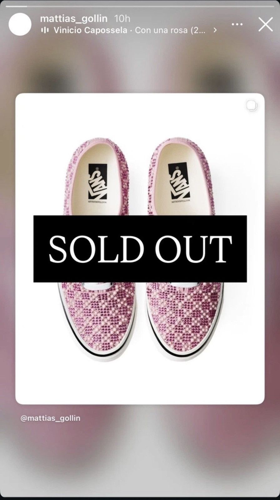 Vans Vans x Mattias Gollin AUTENTICHE mens 9 Rosetta Pink Size US 9 / EU 42 - 21 Thumbnail