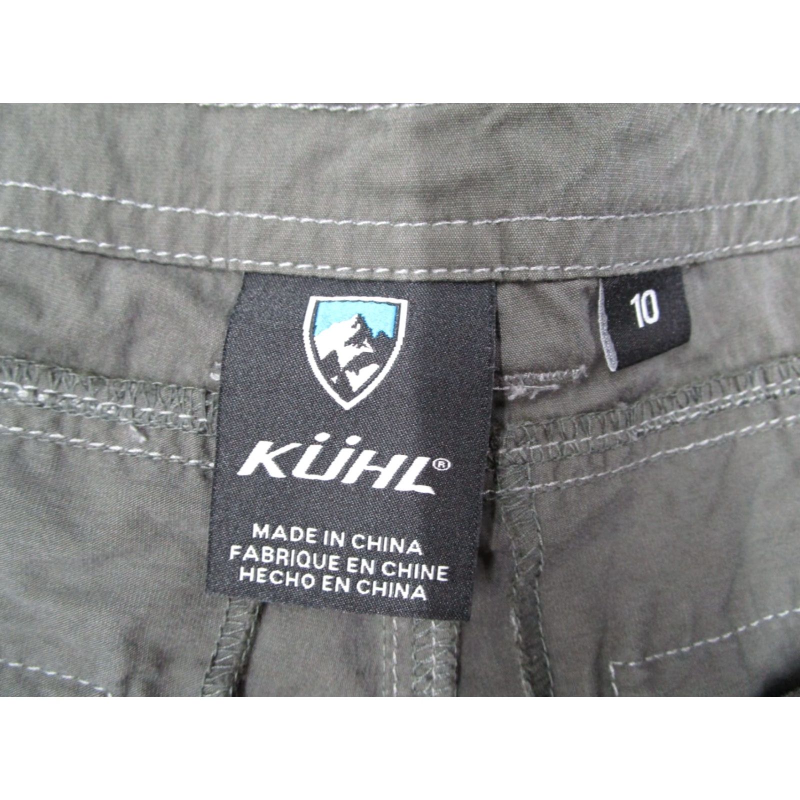 Vintage VINTAGE Kuhl Women's Cargo Capris Pants Size 10 Green Cotton Nylon Utility Hike Workwear Size 32" / US 10 / IT 46 - 2 Thumbnail