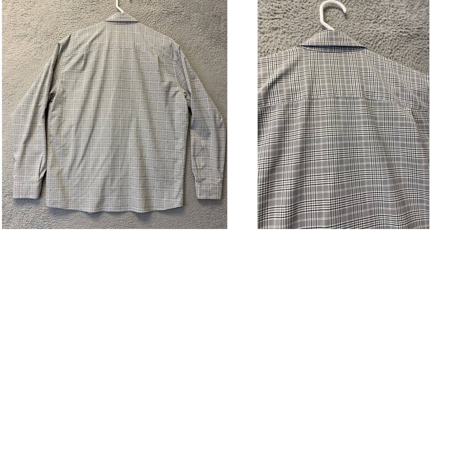Orvis VINTAGE? No — ORVIS Active Fit Shirt Men L Gray Plaid Button-Up Short Sleeve Lightweight 101-28 Mens Size US L / EU 52-54 / 3 - 8 Thumbnail