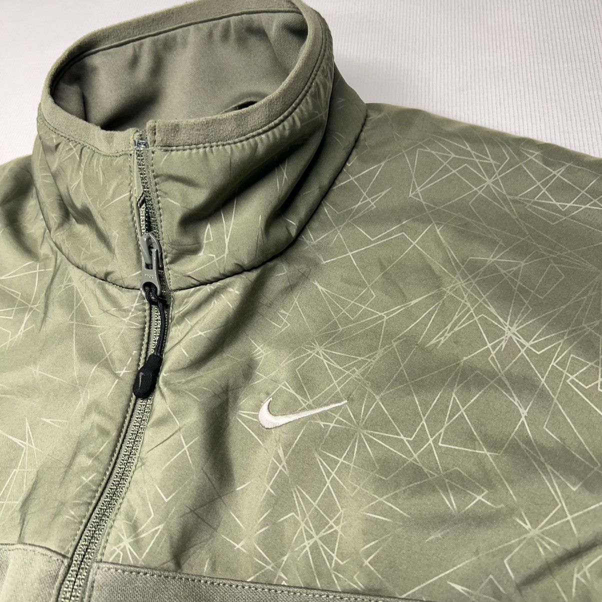 Nike Nike The Athletic Dept Jacket Zip Fleece Olive Green Y2K Size US S / EU 44-46 / 1 - 3 Thumbnail