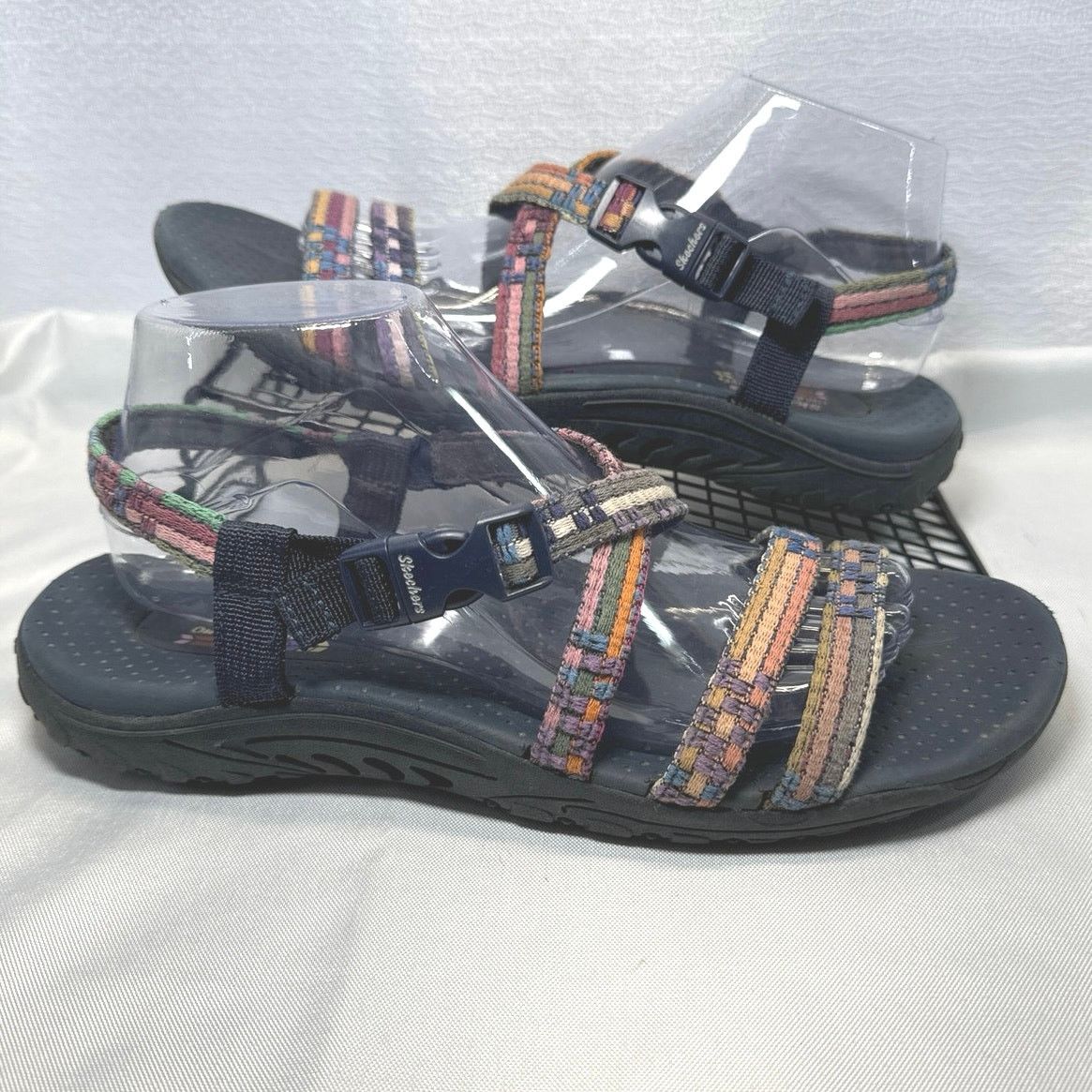 SKECHERS Skechers Reggae Boho Woven Strappy Slingback women sz 10 Size US 10 / IT 40 - 1 Thumbnail