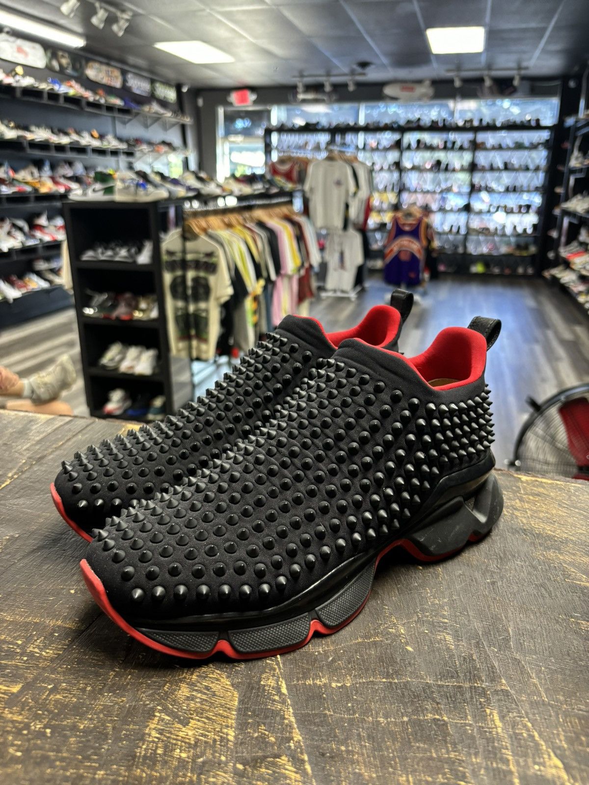 Christian louboutin spike runners online