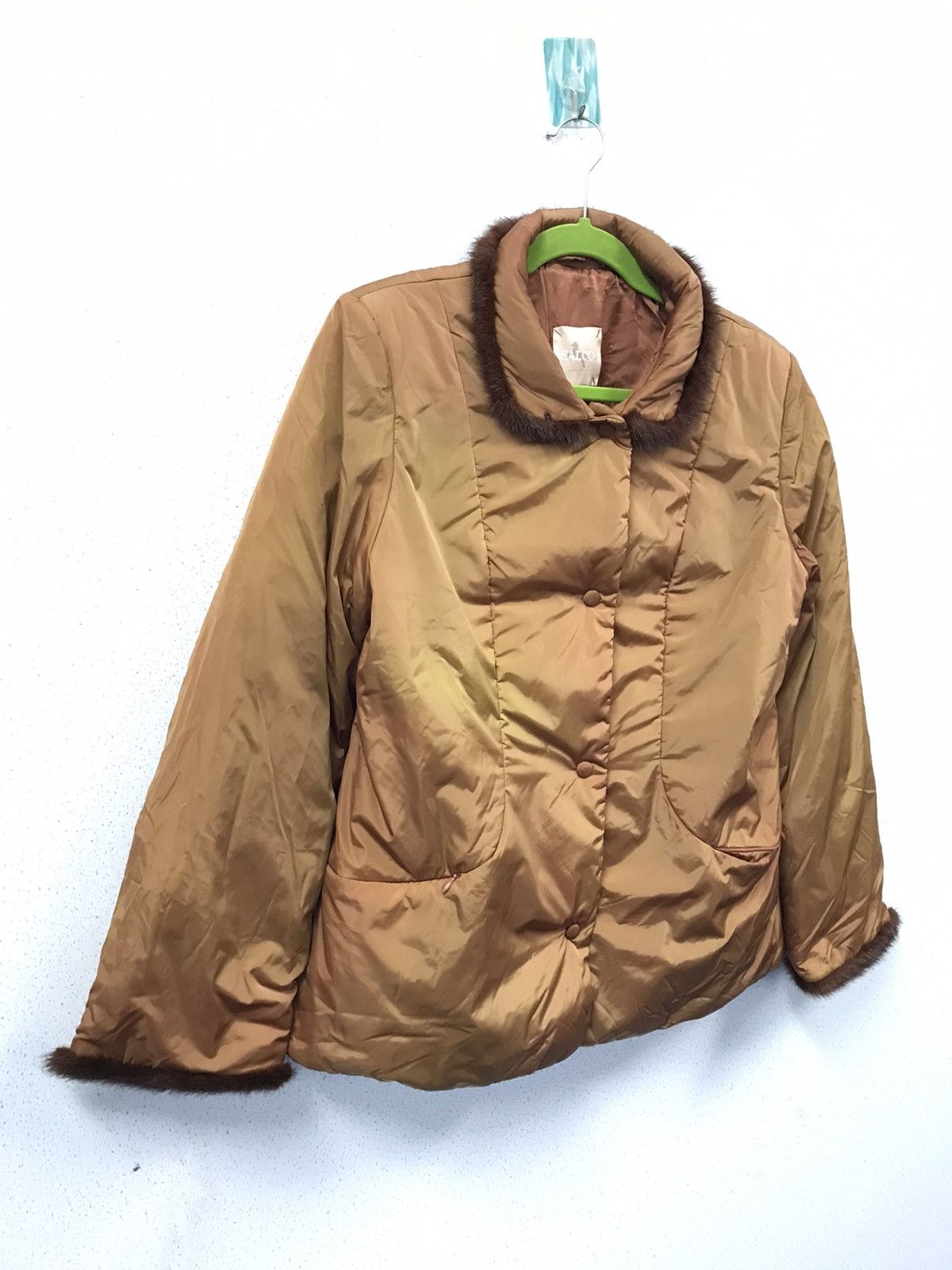 Vintage Salco Fur Puffer Jacket Size M / US 6-8 / IT 42-44 - 3 Thumbnail