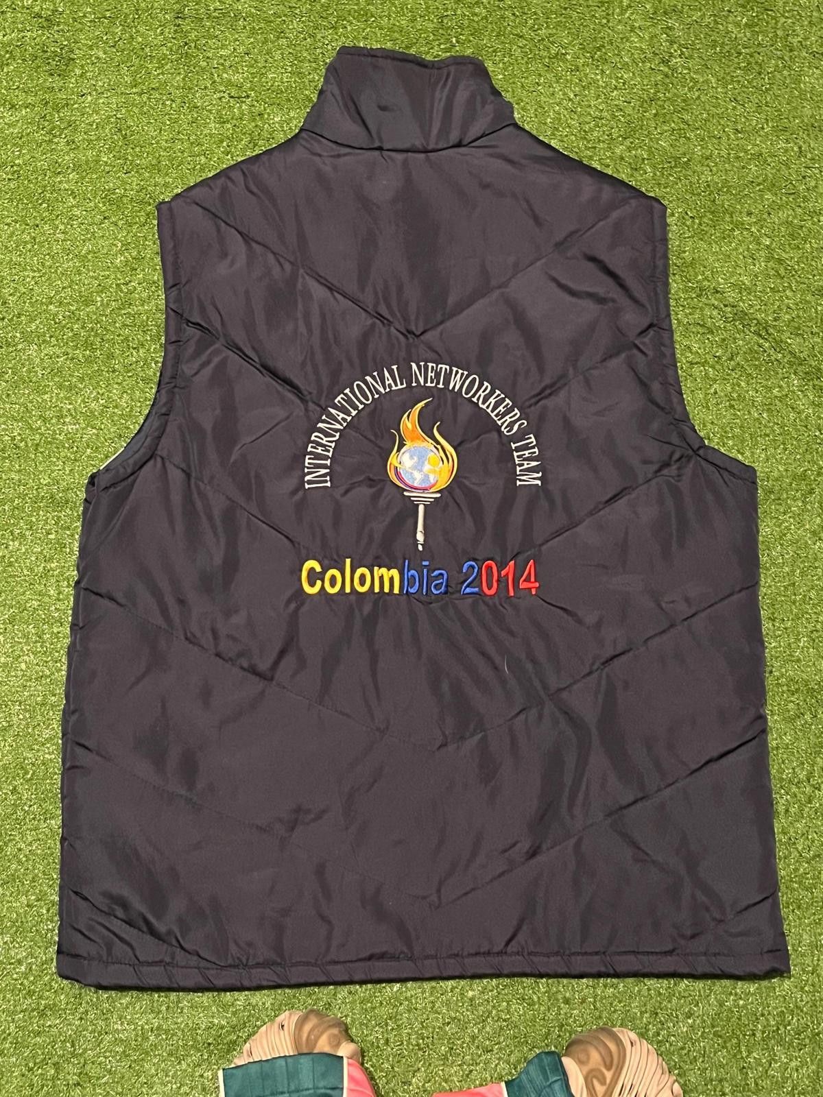 Other Men's Black Puffer Vest with Embroidered Logos Size US M / EU 48-50 / 2 - 3 Thumbnail