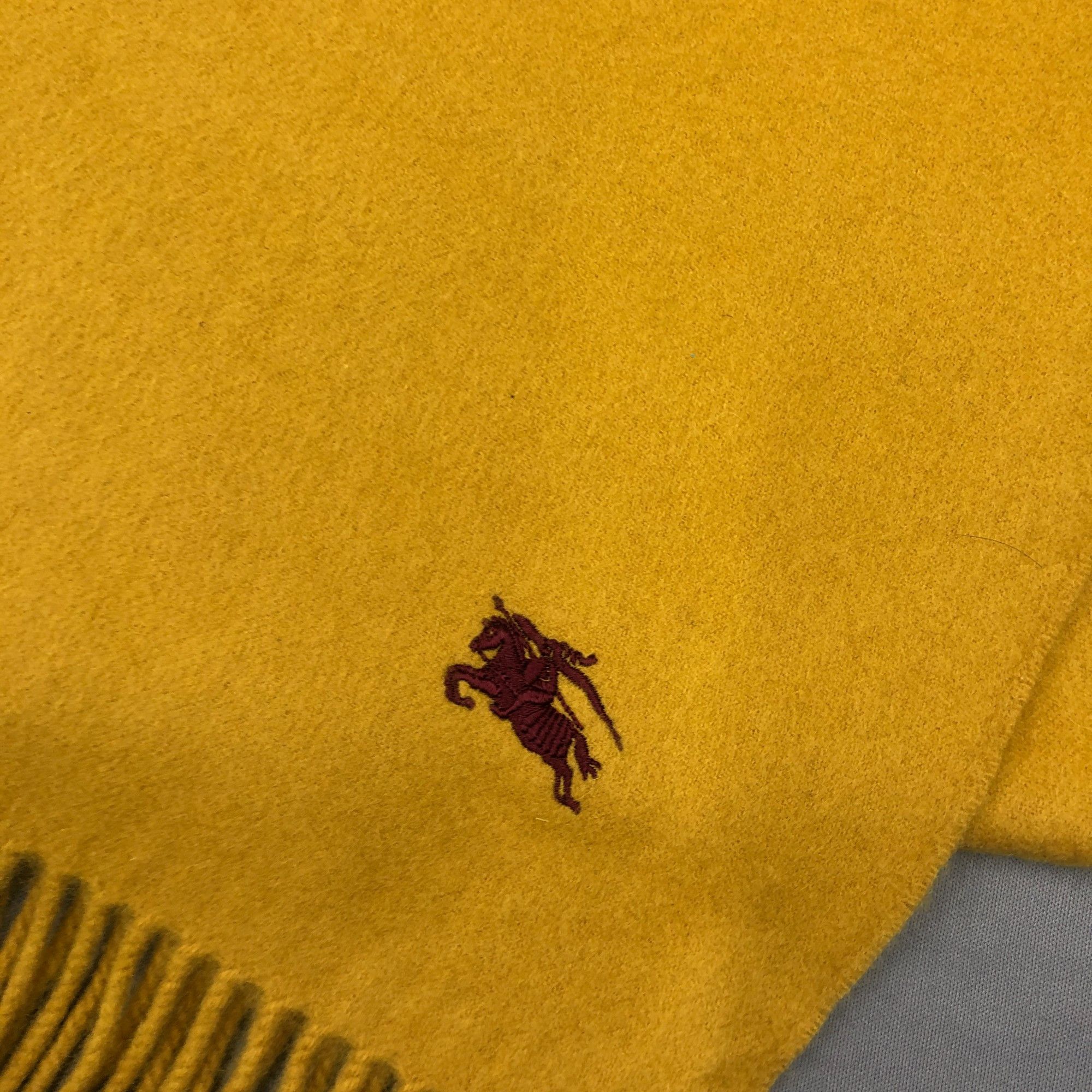 Burberry Vintage Burberry Scarf Muffler Wool Cashmere Scarves Size ONE SIZE - 4 Thumbnail