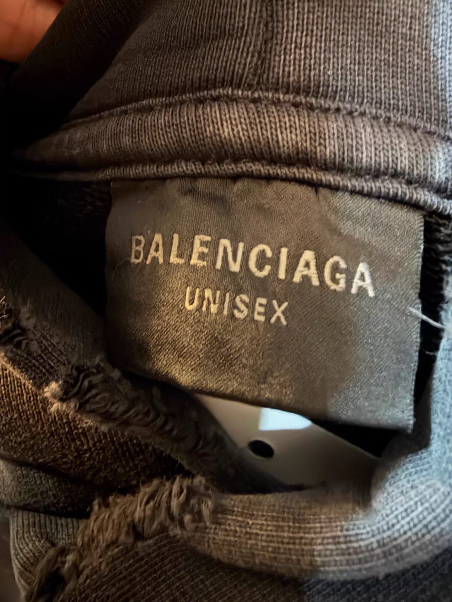 Balenciaga Balenciaga Statue of Liberty Distressed Hoodie Size 1 Size US S / EU 44-46 / 1 - 3 Thumbnail