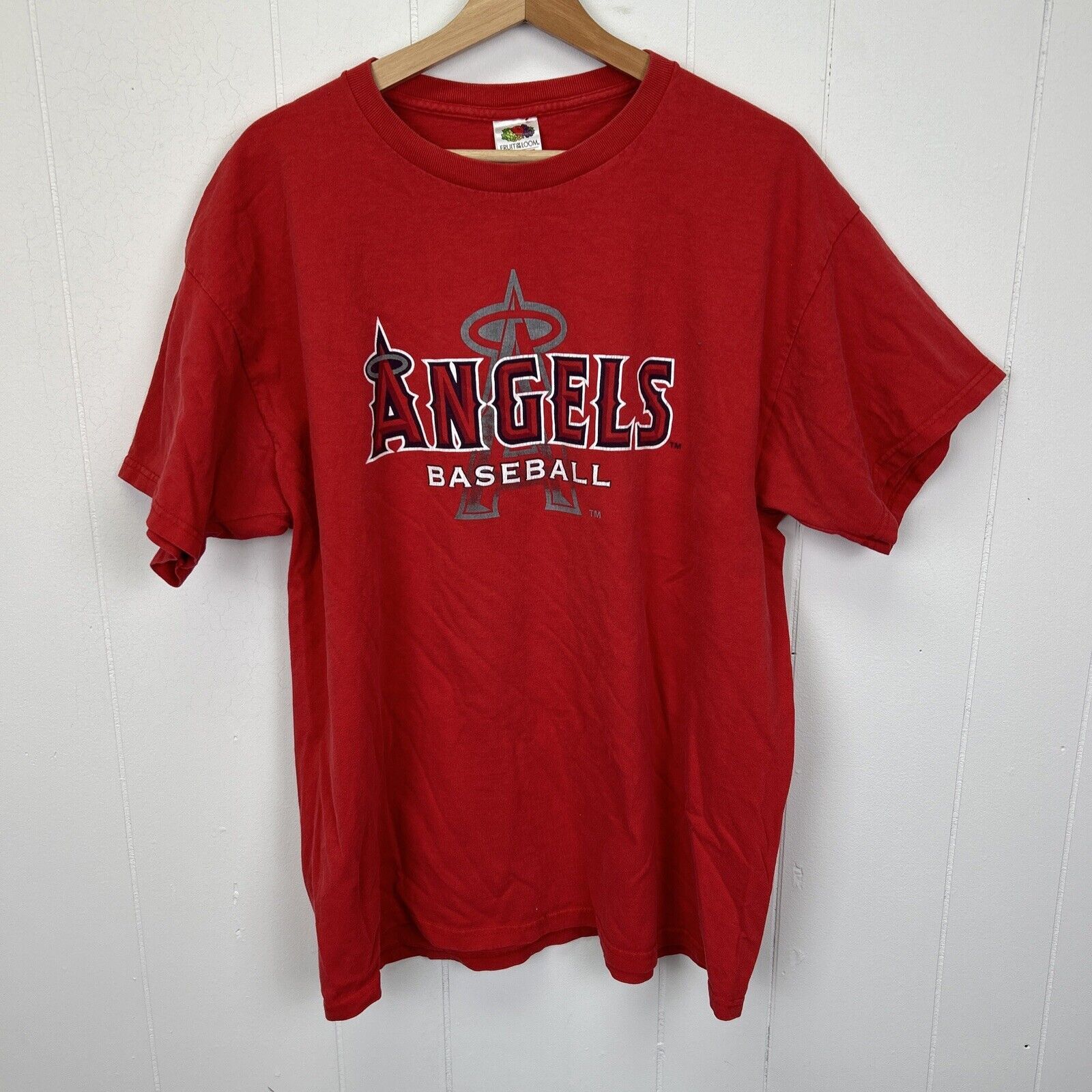 Fruit Of The Loom MLB Anaheim Angels Baseball Power 106 Toshiba T-Shirt XL Size US XL / EU 56 / 4 - 1 Thumbnail