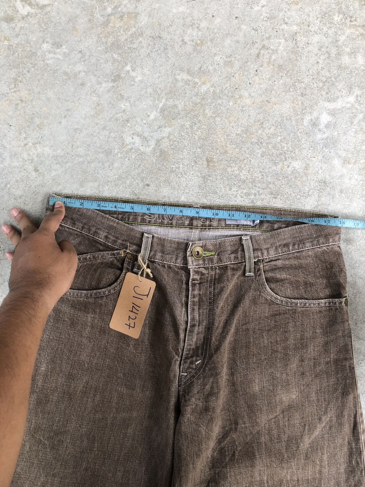 Levi's Baggy Levi’s Silvertab Distressed Jeans Size US 35 - 21 Thumbnail