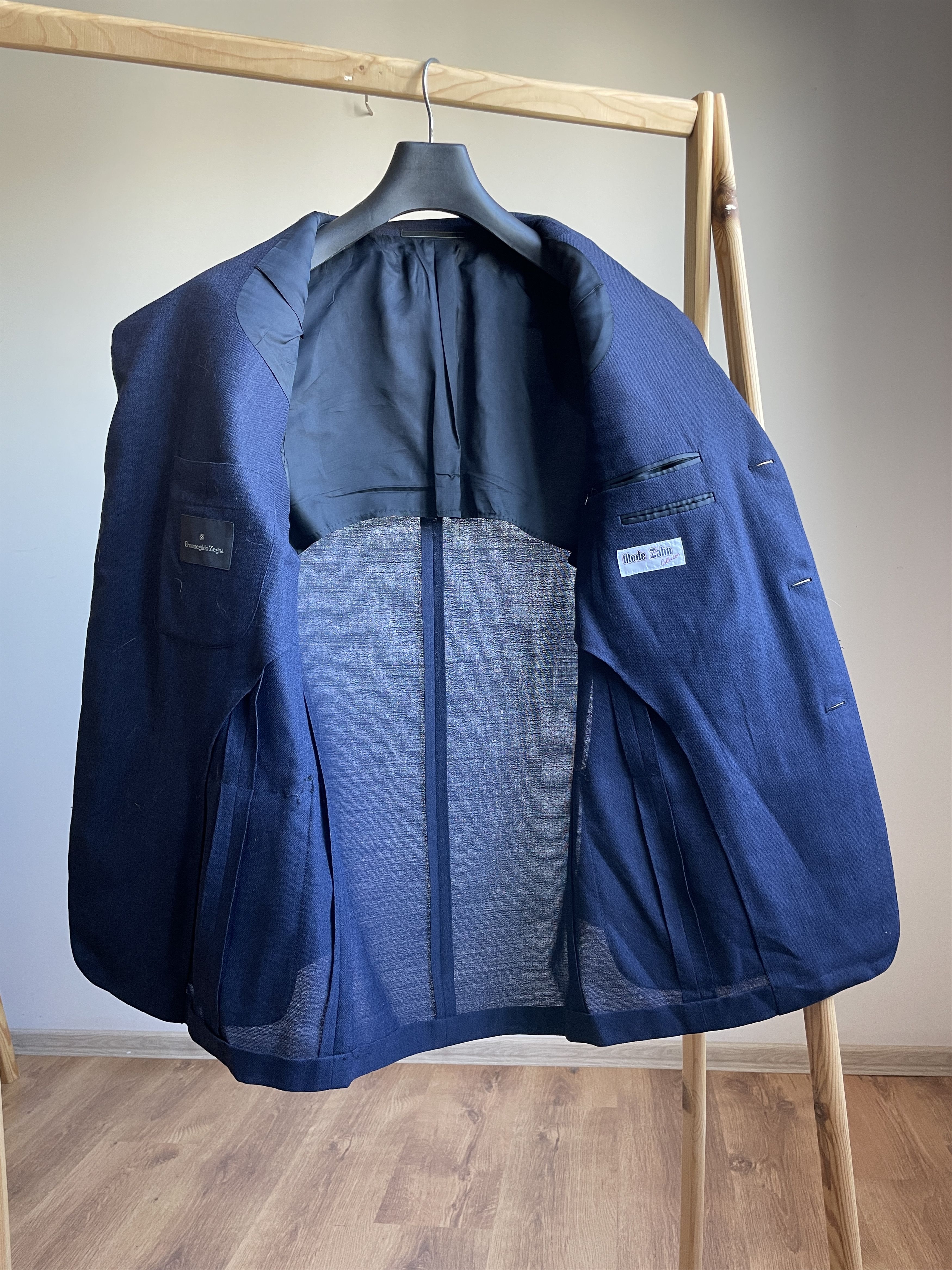 Ermenegildo Zegna Ermenegildo Zegna Vintage Half Lined Wool Blazer Size EUR 50 Size 40R - 3 Thumbnail