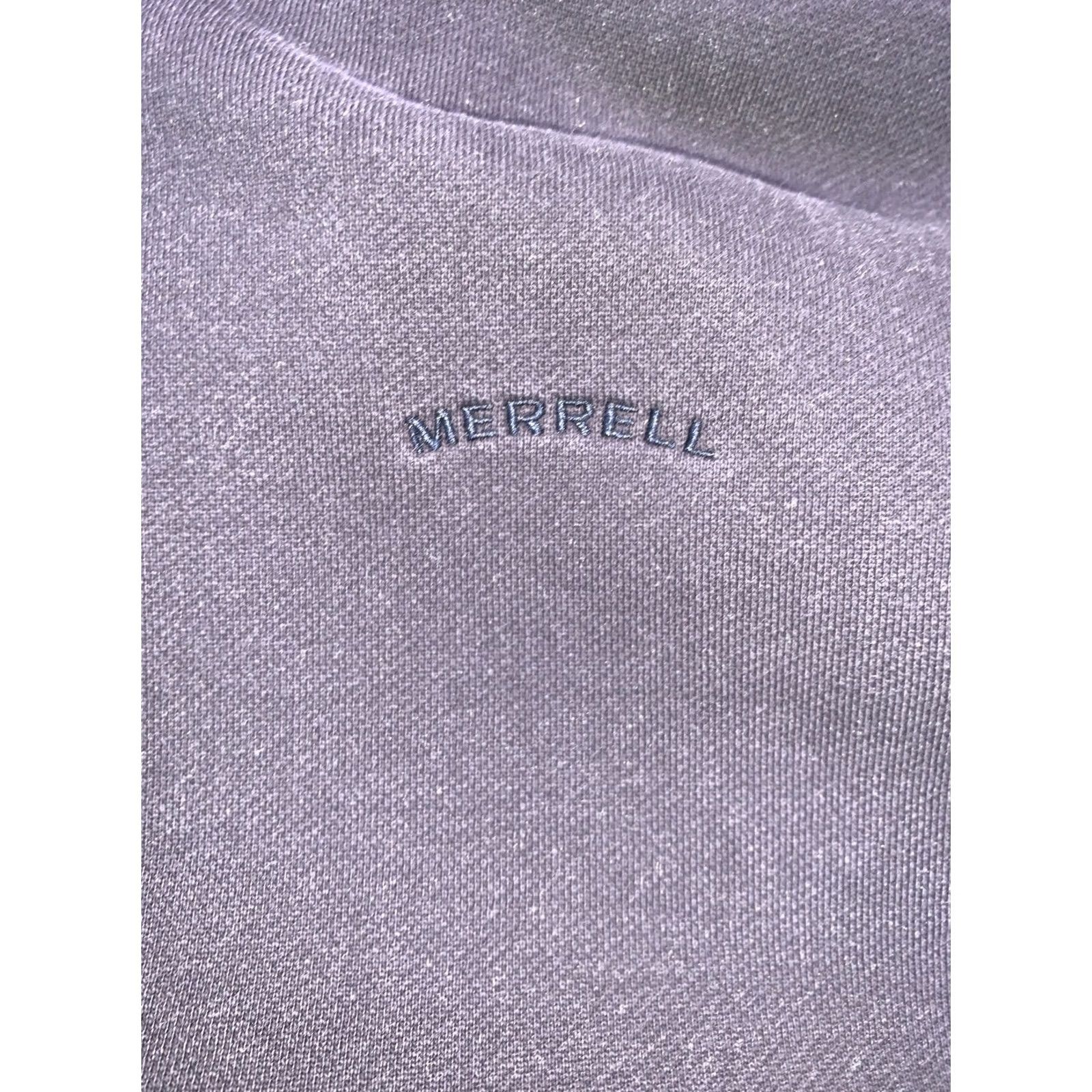Merrell Merrell Black Organic Cotton Full Zip Sweatshirt Jacket Mens 2XL -3A Full Zip Outdoor Basic Jacket Regular Cotton Exterior Black Merrell Mens 2XL Size US XXL / EU 58 / 5 - 4 Thumbnail