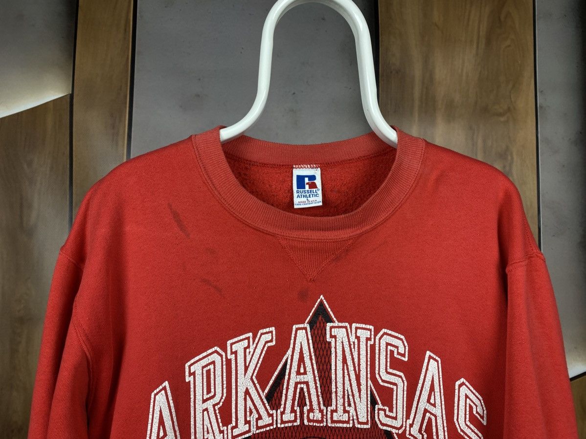 Russell Athletic 🏀Vintage 90s Sweatshirt Basketball Arkansas Russel Athletic🏀 Size US L / EU 52-54 / 3 - 5 Thumbnail
