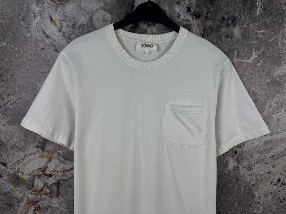 YMC YMC White Pocket T-Shirt Men’s Size XL Cotton Minimalist Tee Size US XL / EU 56 / 4 - 3 Thumbnail