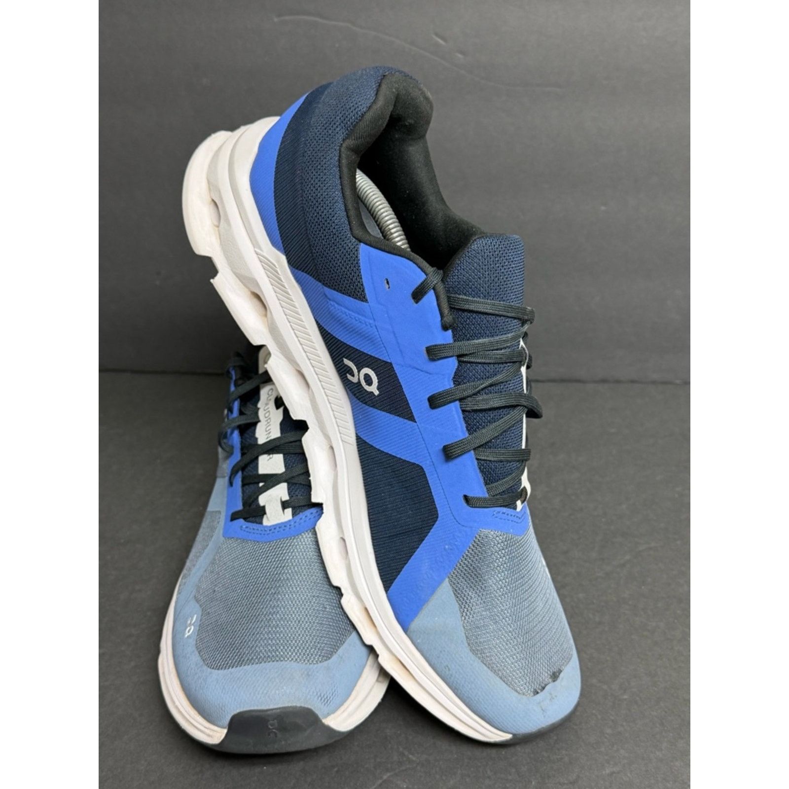 On On Cloudrunner Shoes Mens 13 D Metal Midnight Sneakers Size US 13 / EU 46 - 4 Thumbnail