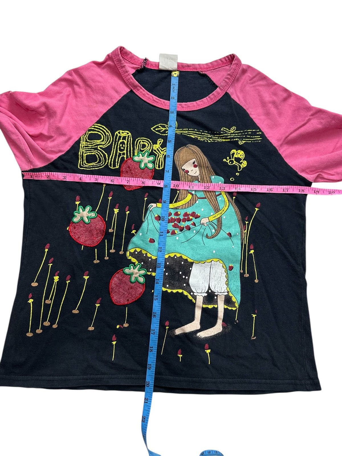 Japanese Brand BUTTERFLY WOMAN GOTHIC POEM LONG SLEEVE TEE LGB STYLE Size M / US 6-8 / IT 42-44 - 6 Thumbnail