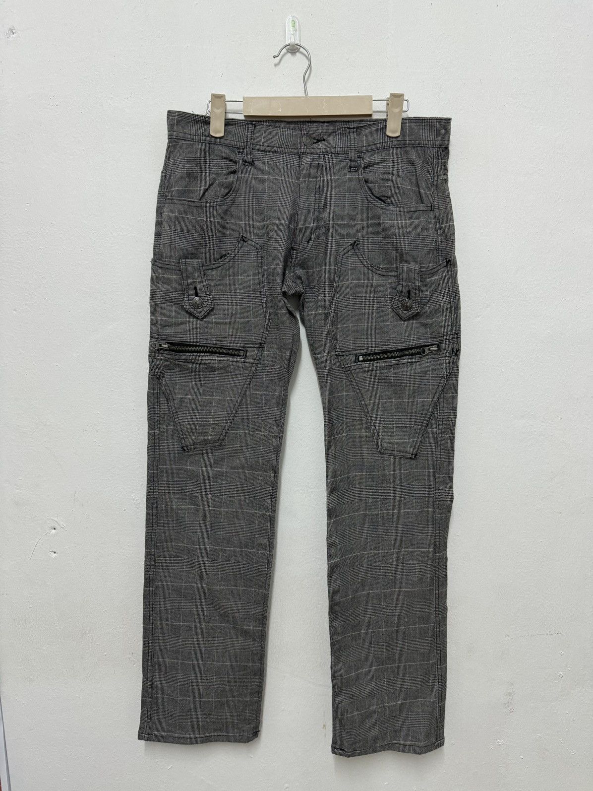 image of Bee Bell Cargo Pants in Silver, Men's (Size 31)