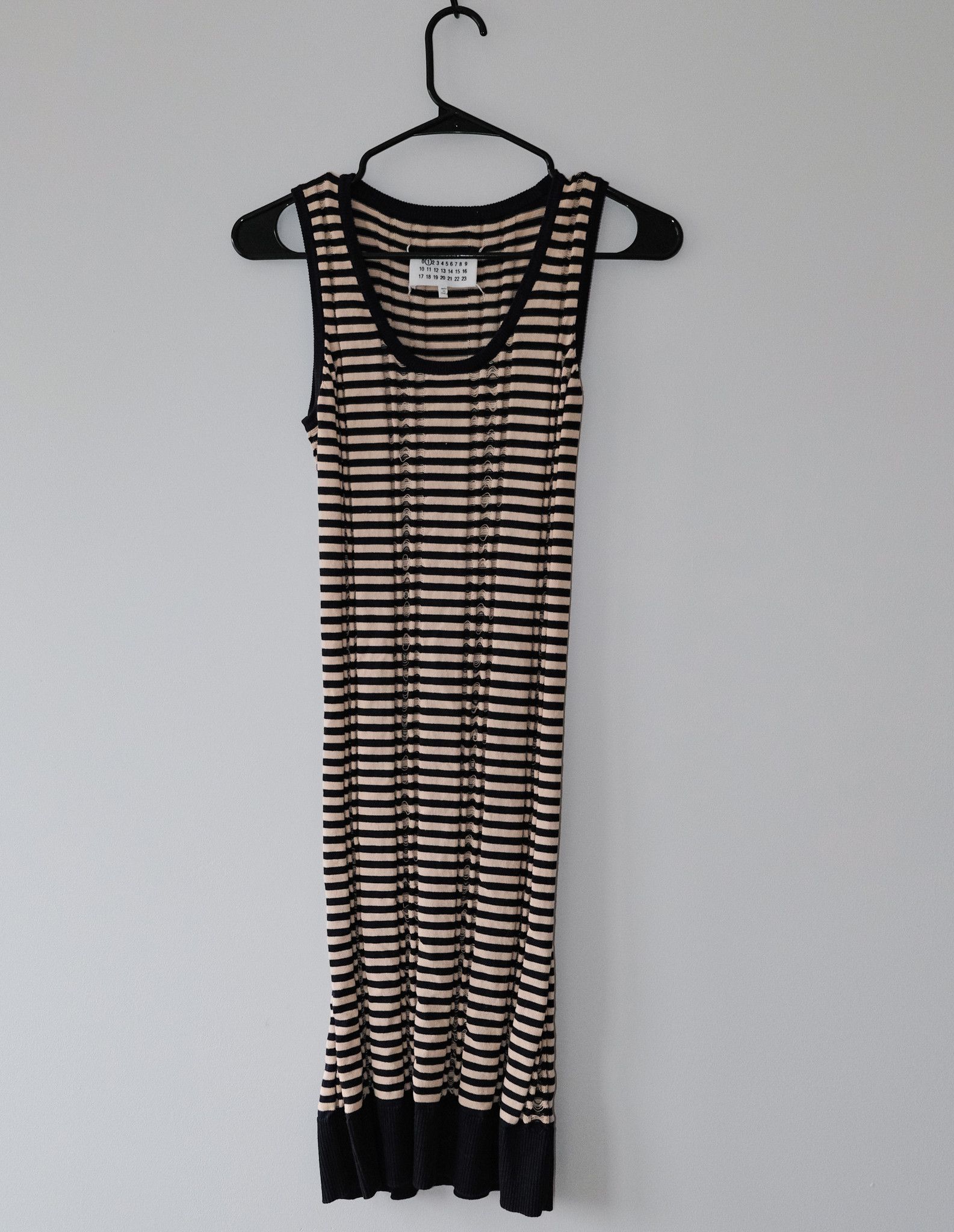 image of Maison Margiela Maison Martin Margiela Striped Tank Dress, Women's