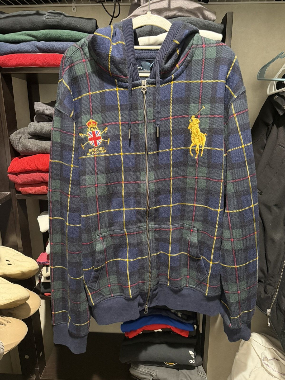 Polo Ralph Lauren Vintage Polo Mercer Tartan zip Up Size US L / EU 52-54 / 3 - 1 Thumbnail