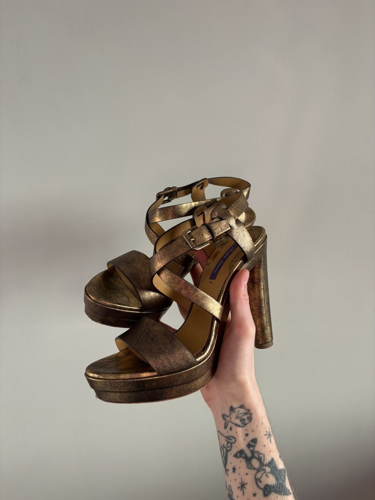 Ralph Lauren Purple Label Runway 2015 Platform Heels