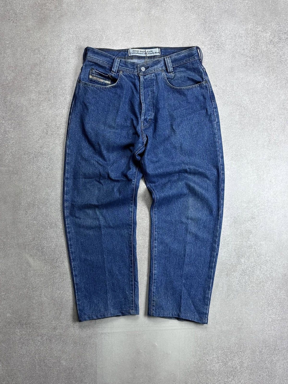 Diesel Vintage 90s Diesel Baggy Denim Jeans Crazy Fit 34 Size US 34 / EU 50 - 4 Thumbnail