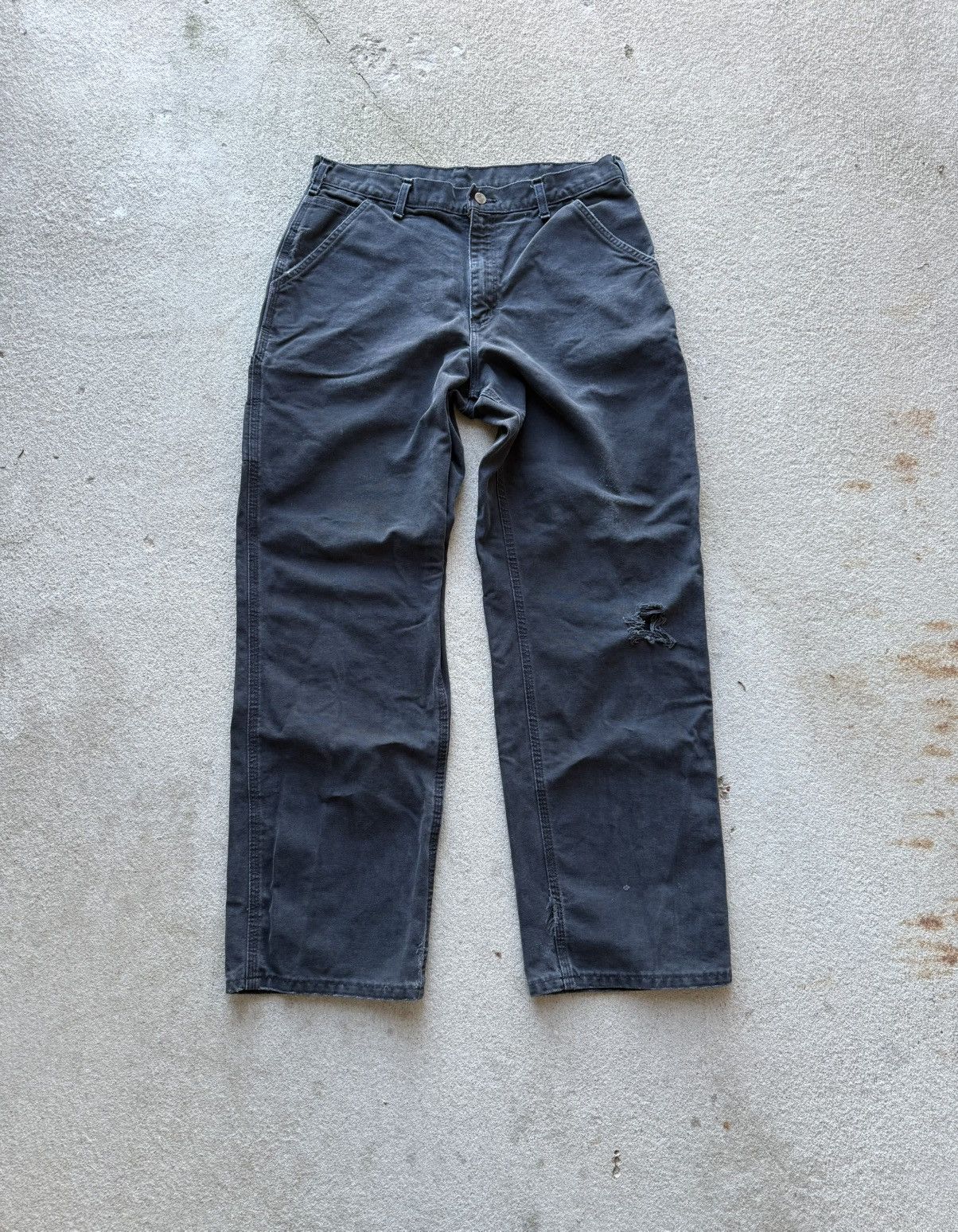 Vintage 90s B11 BLK Black Carhartt Carpenter Pants
