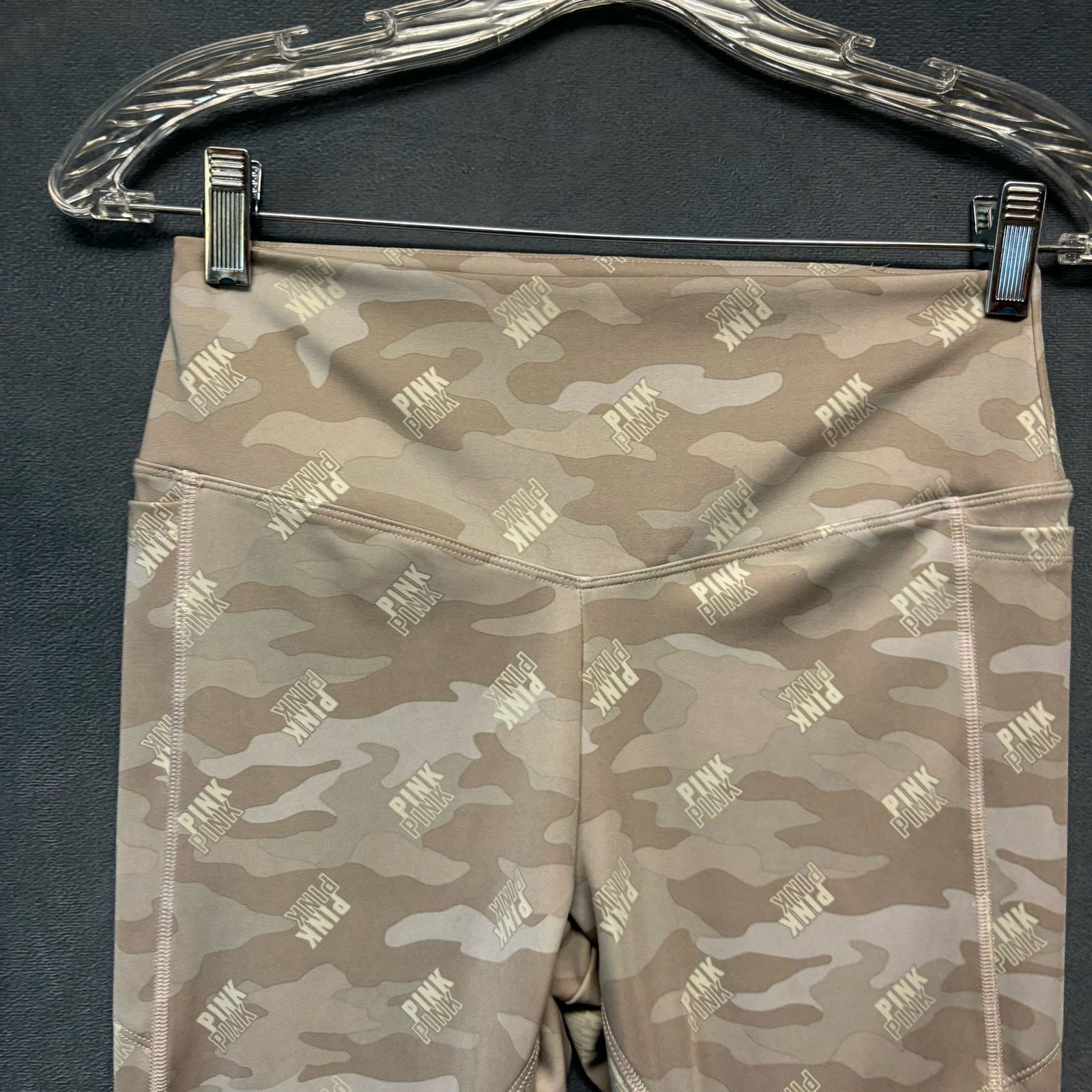Pink Pink Active Camo Legging All Over Logo Print Womens Medium Size 25" / US 0 / IT 36 - 4 Thumbnail