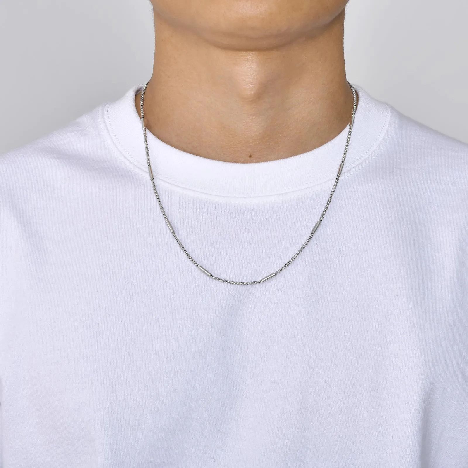 Jewelry × Vintage Square Pearl Chain Necklace Size ONE SIZE - 1 Thumbnail