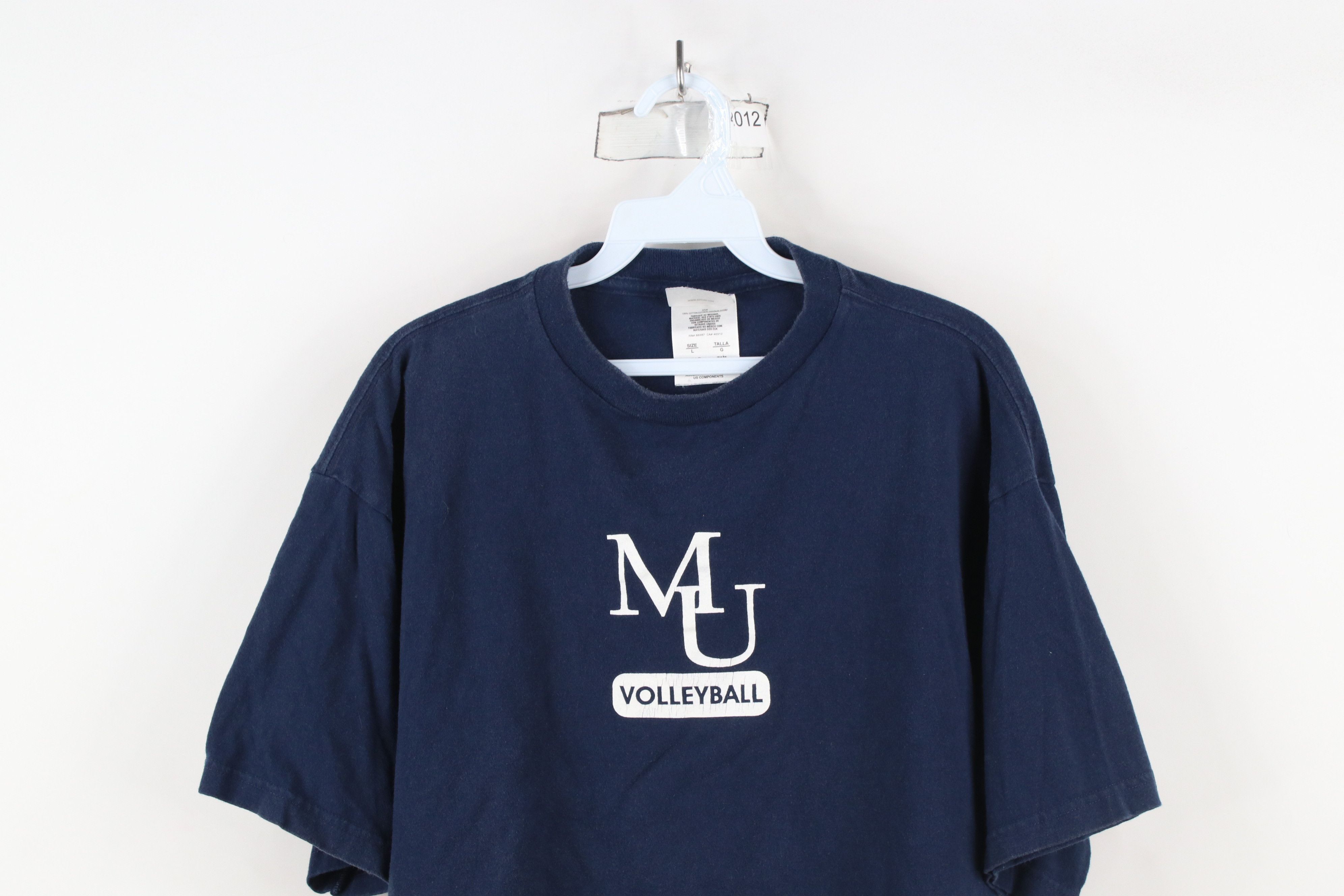 Adidas × Vintage Vintage Adidas Madonna University Volleyball T-Shirt Navy Size US L / EU 52-54 / 3 - 2 Thumbnail