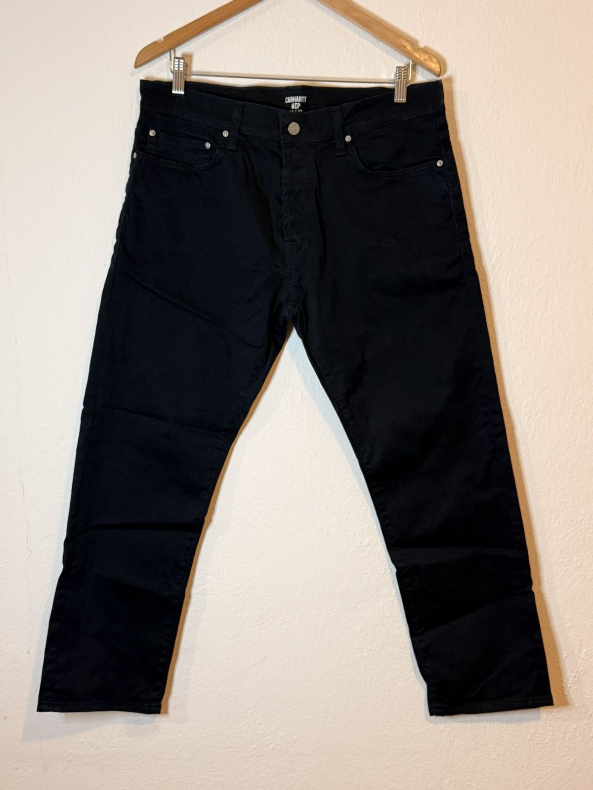 Carhartt Wip Streetwear Y2K Carhartt WIP Klondike Pant - Black Size US 34 / EU 50 - 1 Thumbnail