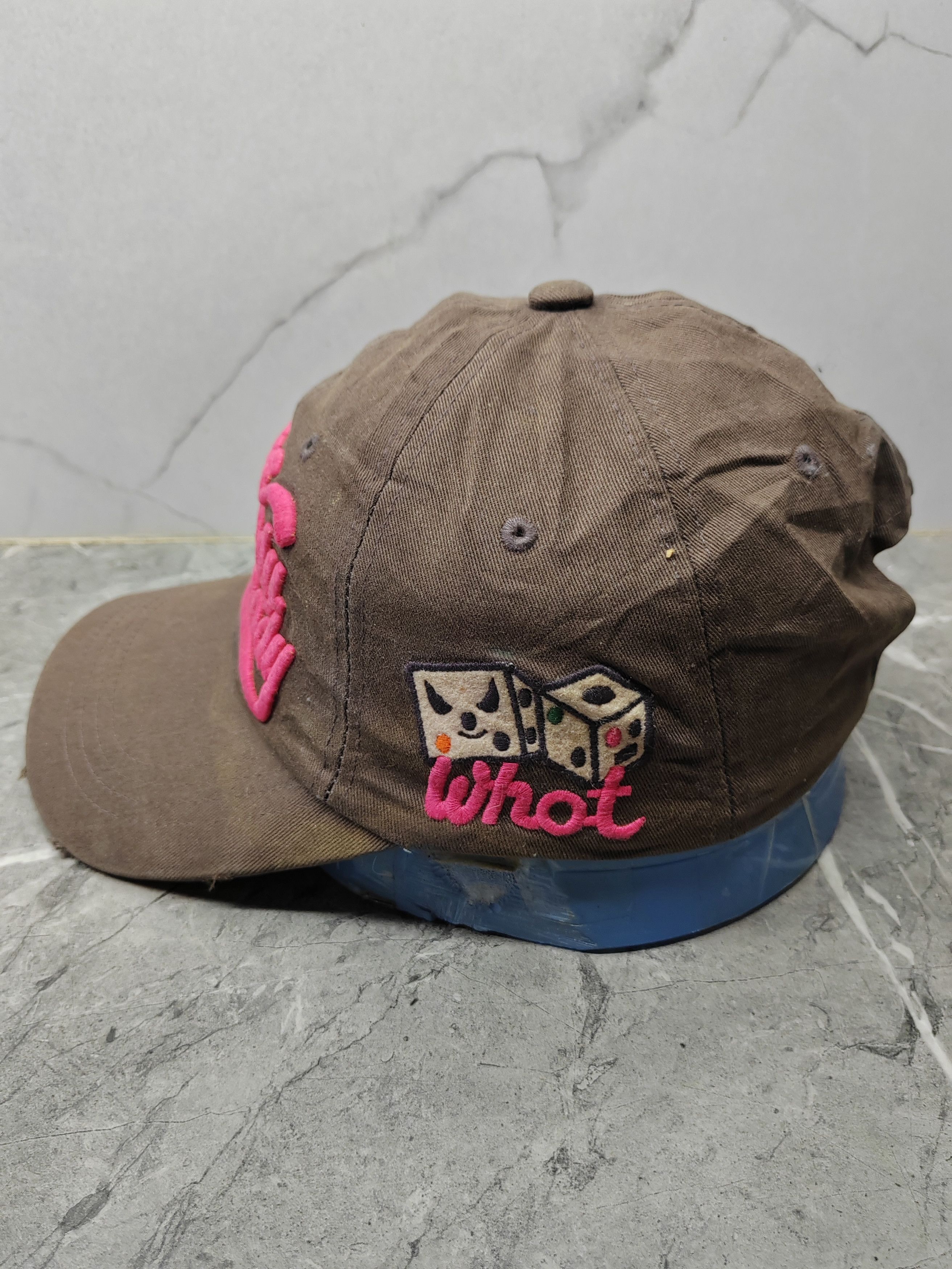 Japanese Brand Vintage Where Everybody Somebody Distressed Style Cap Hat Size ONE SIZE - 4 Thumbnail