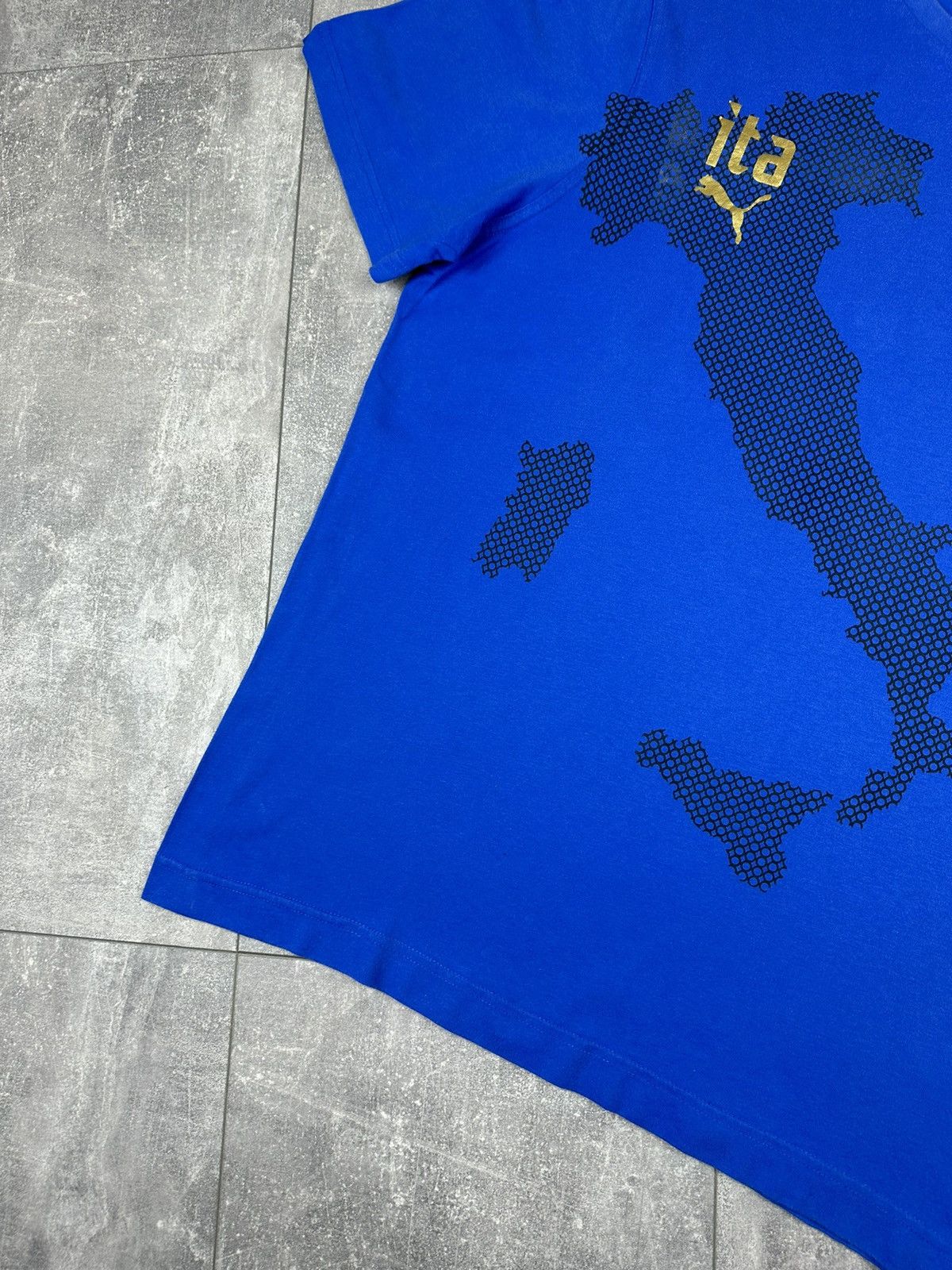 Puma Puma Italia Retro Overprint Logo Cotton T-Shirt Size US XXL / EU 58 / 5 - 10 Thumbnail