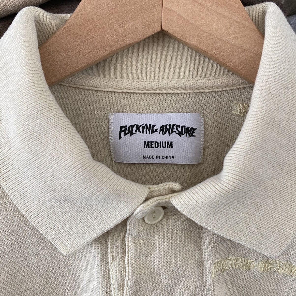 Fucking Awesome Vintage Fucking Awesome Polo Shirt All Over Embroidered Y2K Size US M / EU 48-50 / 2 - 3 Thumbnail