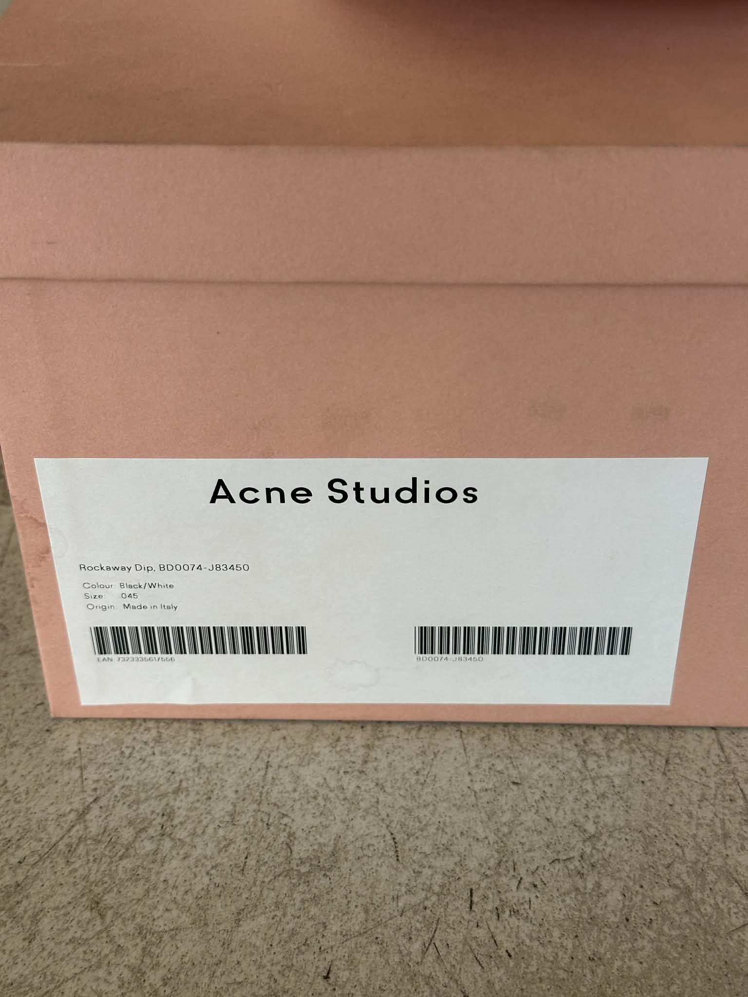 Acne Studios Acne Studios Rockaway Dip Gum Black White Sneaker US 12 EU45 Size US 12 / EU 45 - 8 Thumbnail