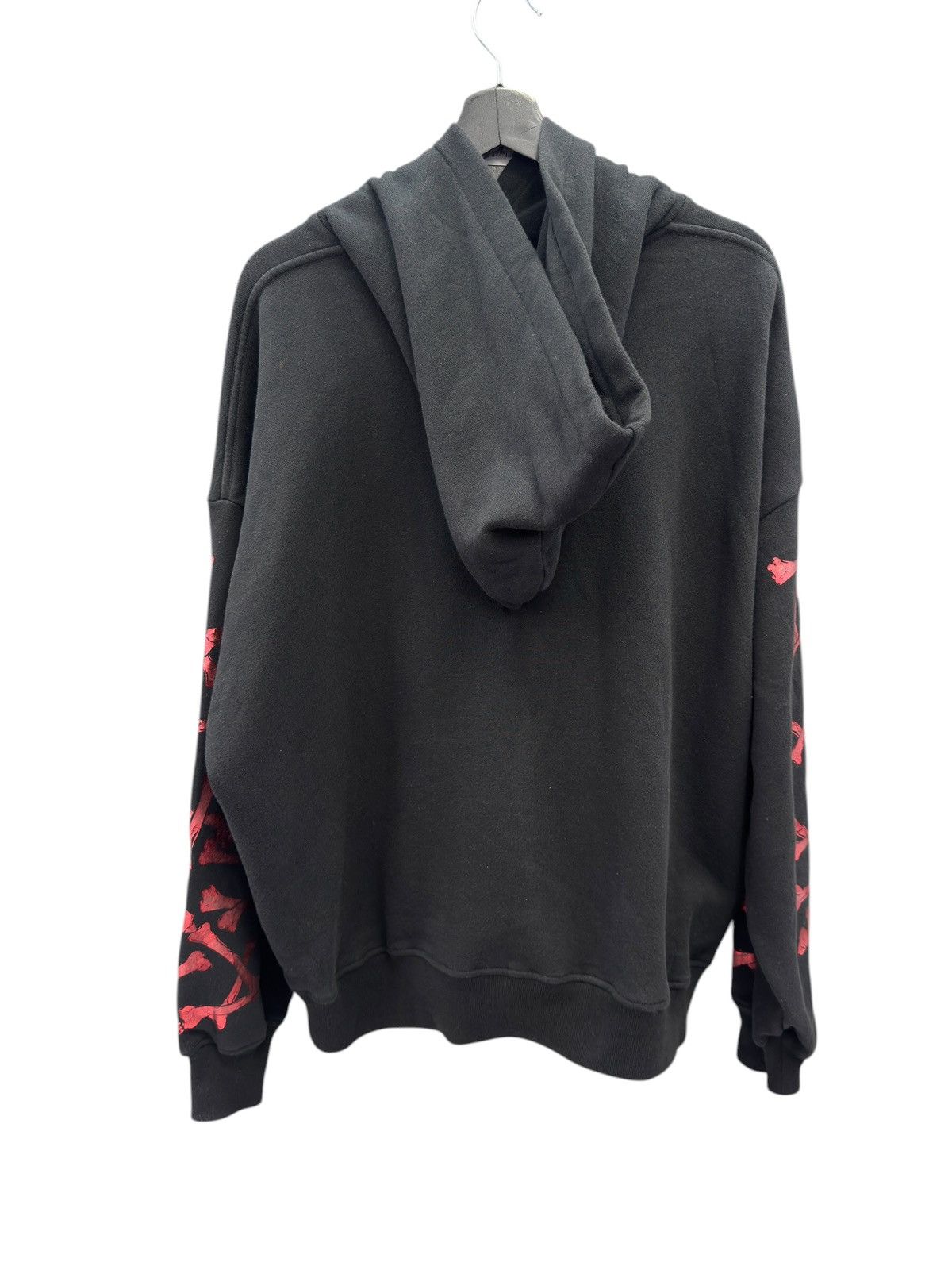 Amiri Amiri Black Red Metallic Bones Hoodie Size US S / EU 44-46 / 1 - 4 Thumbnail