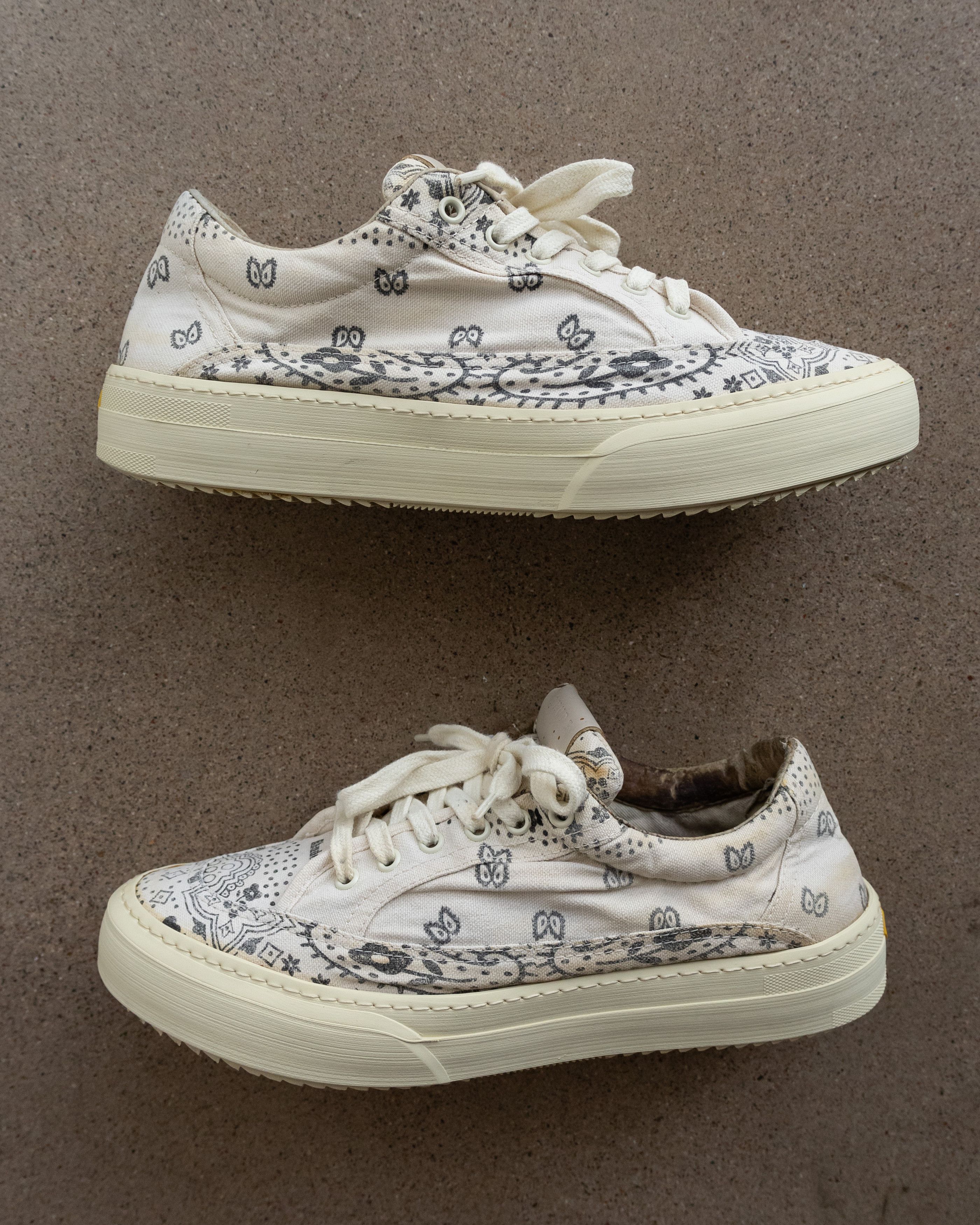 Rhude Rhude V2 Sneaker Bandana White Low Top Canvas Men's 10 Size US 10 / EU 43 - 6 Thumbnail