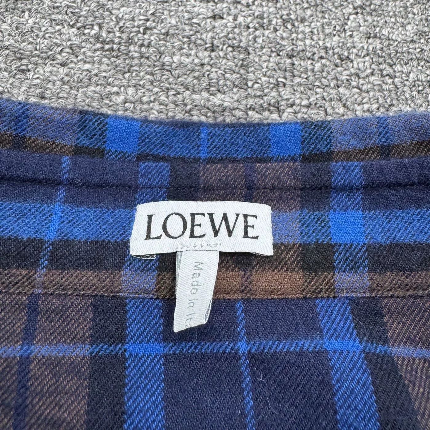 Loewe Loewe Plaid Long Sleeve Shirt. Size US L / EU 52-54 / 3 - 3 Thumbnail